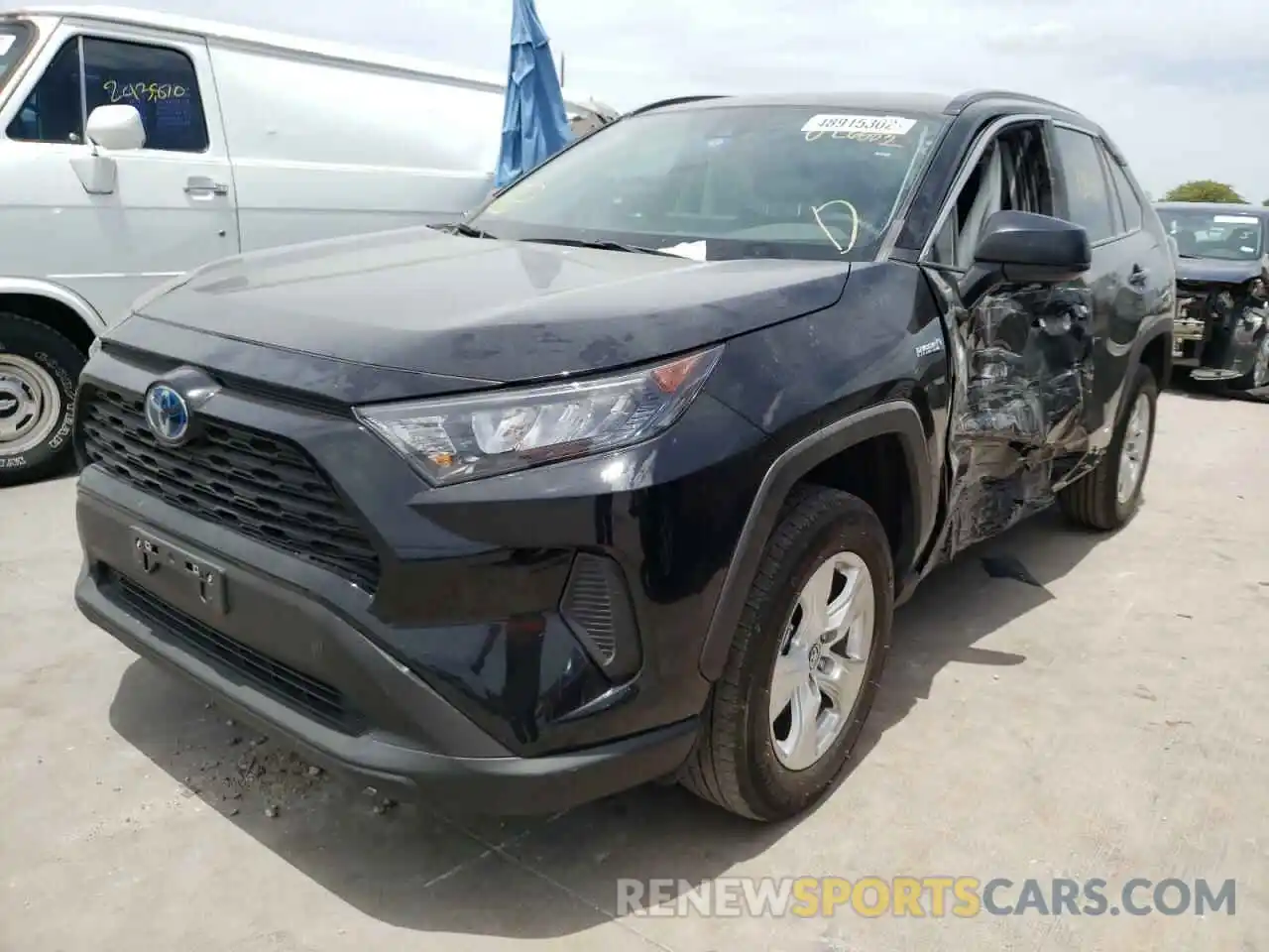 2 Фотография поврежденного автомобиля 4T3L6RFV8MU026883 TOYOTA RAV4 2021