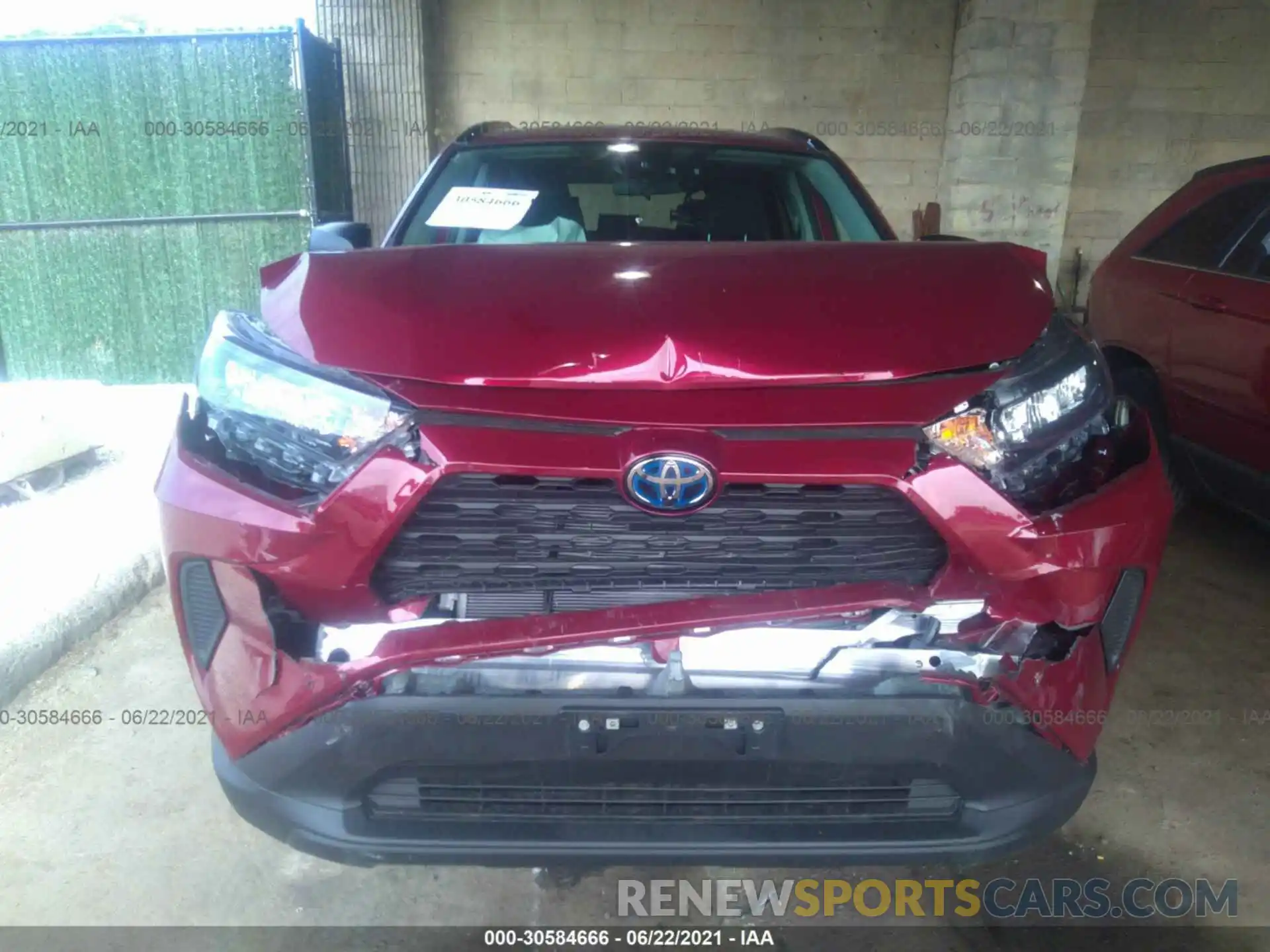 6 Photograph of a damaged car 4T3L6RFV9MU030635 TOYOTA RAV4 2021