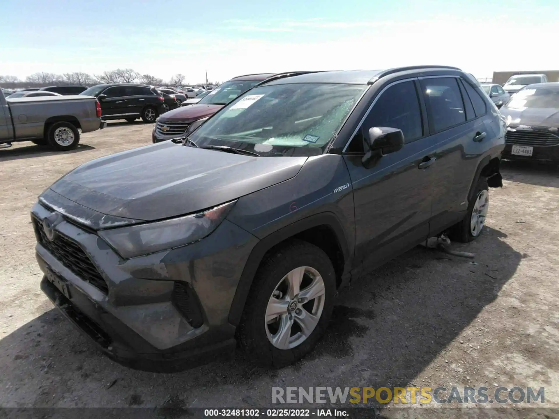 2 Photograph of a damaged car 4T3LWRFV0MU028949 TOYOTA RAV4 2021