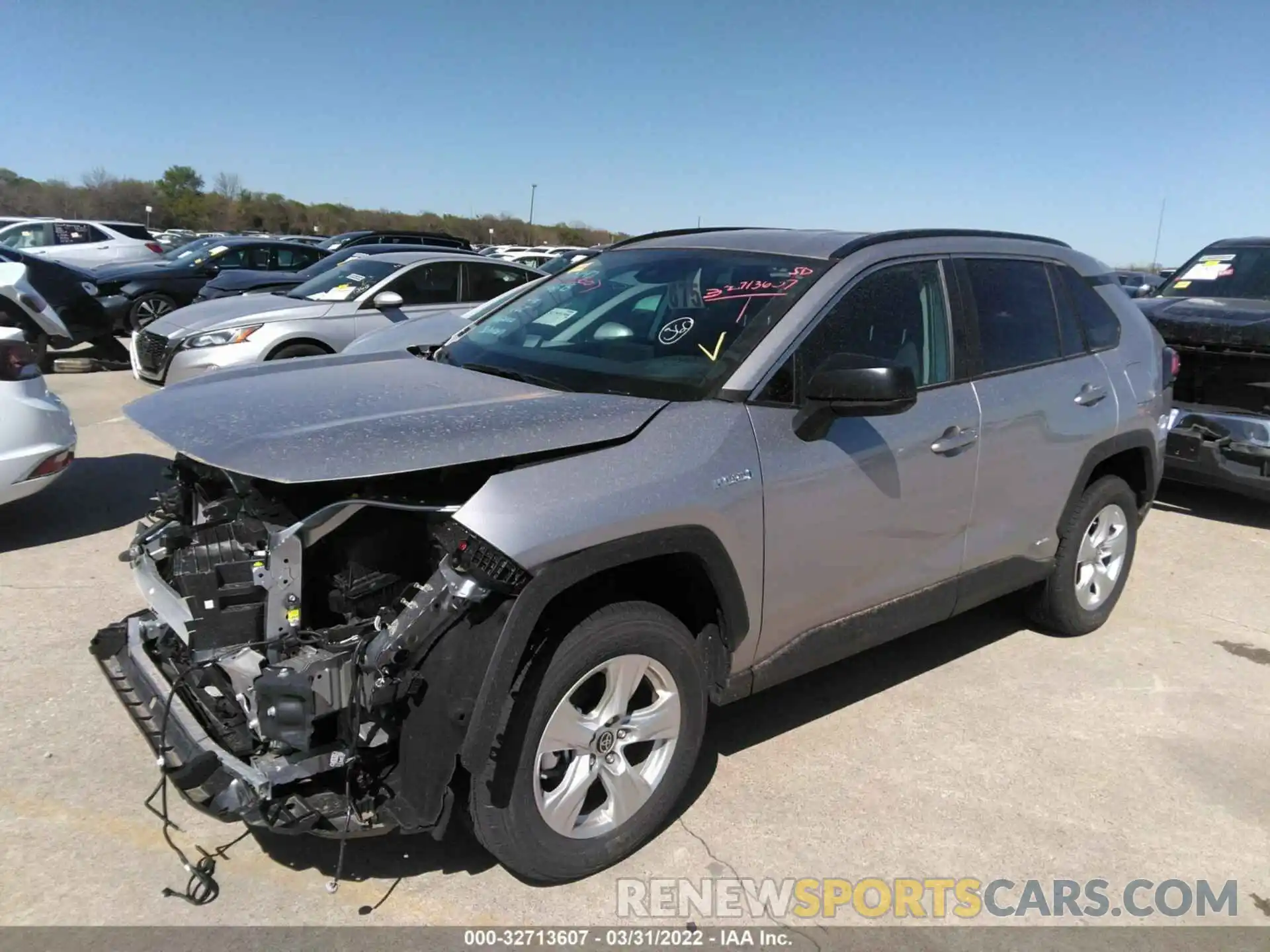 2 Photograph of a damaged car 4T3LWRFV0MU037893 TOYOTA RAV4 2021