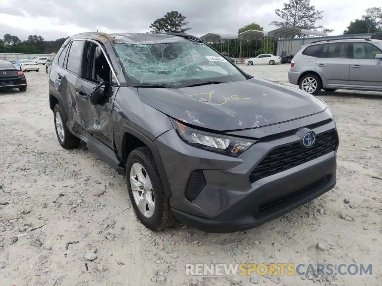 1 Photograph of a damaged car 4T3LWRFV1MU016874 TOYOTA RAV4 2021