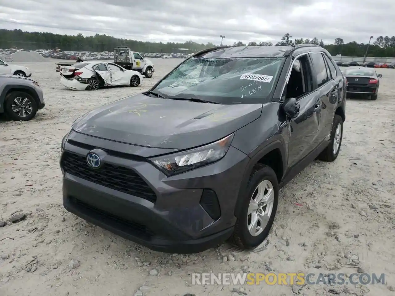 2 Photograph of a damaged car 4T3LWRFV1MU016874 TOYOTA RAV4 2021