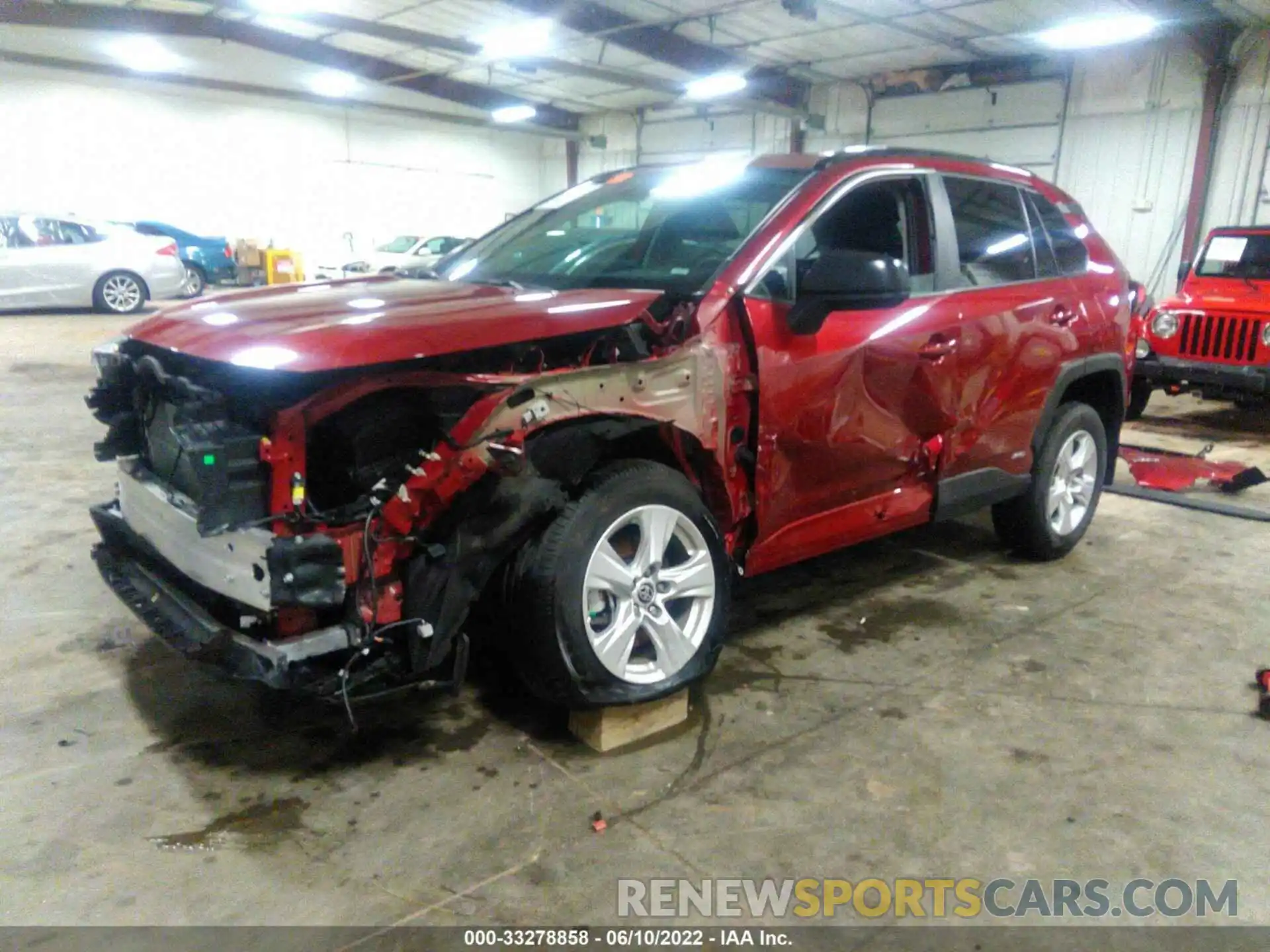 2 Photograph of a damaged car 4T3LWRFV1MU018964 TOYOTA RAV4 2021