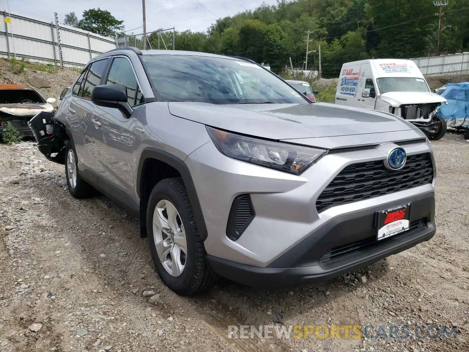 1 Photograph of a damaged car 4T3LWRFV1MU025705 TOYOTA RAV4 2021