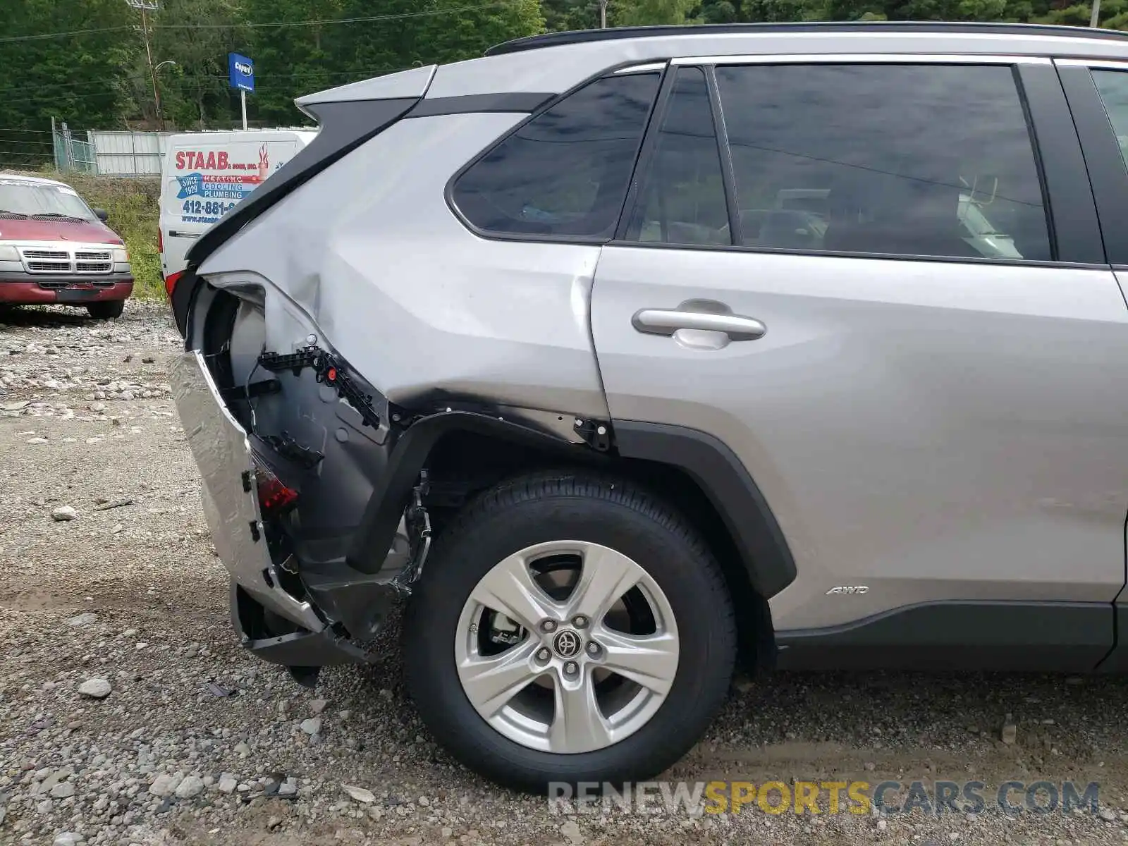 9 Photograph of a damaged car 4T3LWRFV1MU025705 TOYOTA RAV4 2021