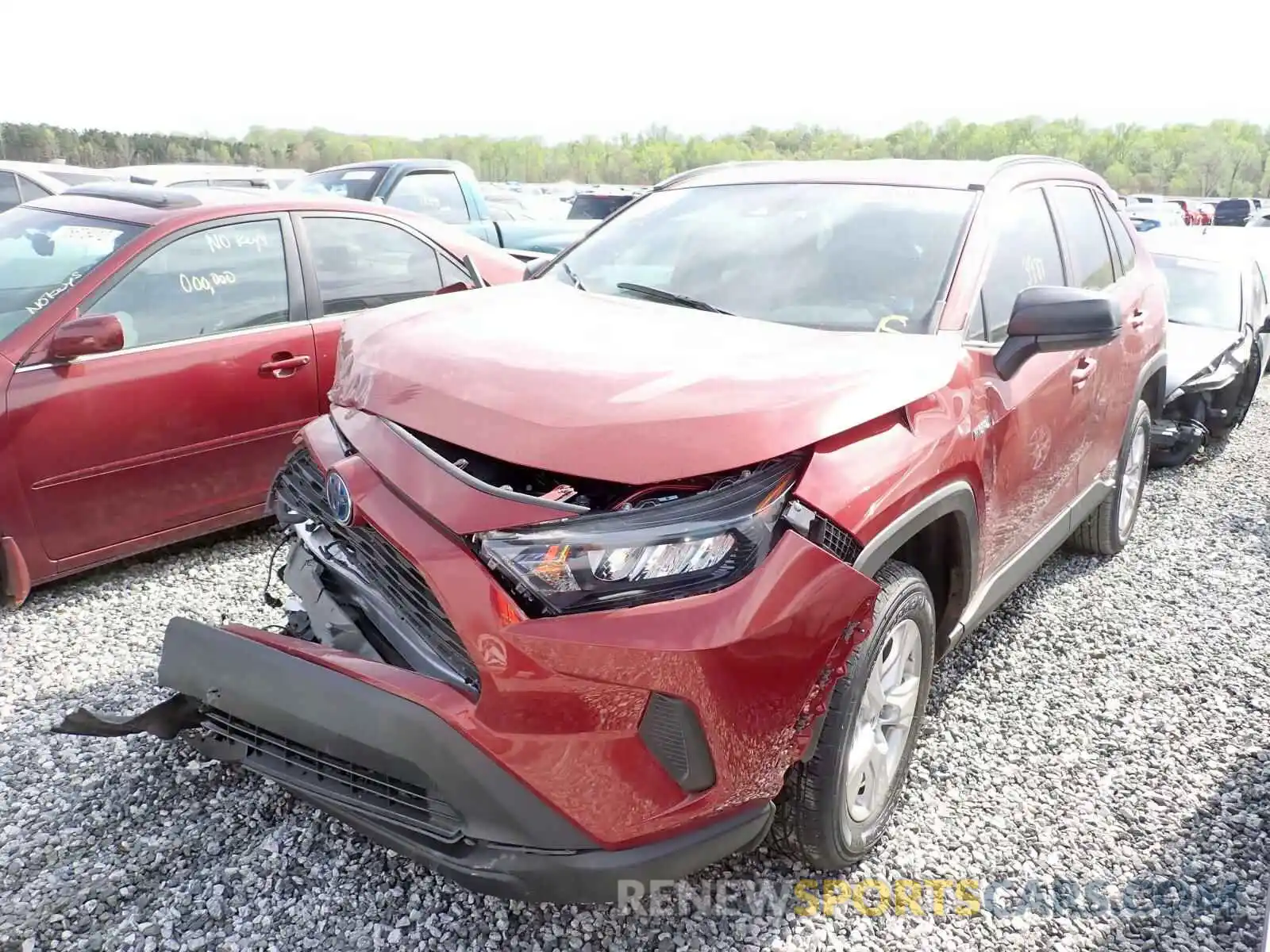 2 Photograph of a damaged car 4T3LWRFV1MU045257 TOYOTA RAV4 2021