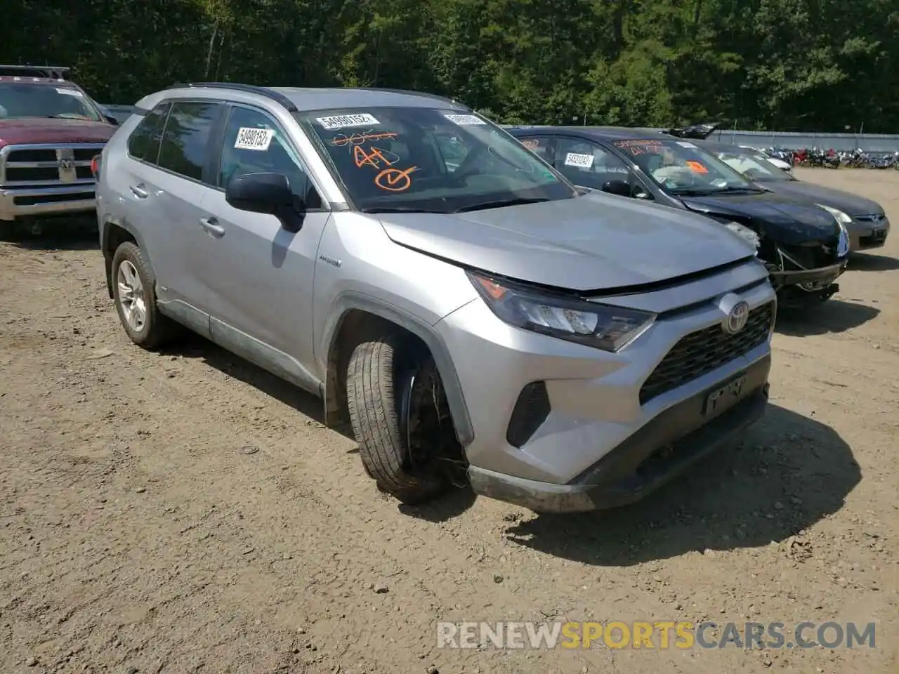 1 Photograph of a damaged car 4T3LWRFV2MU049186 TOYOTA RAV4 2021