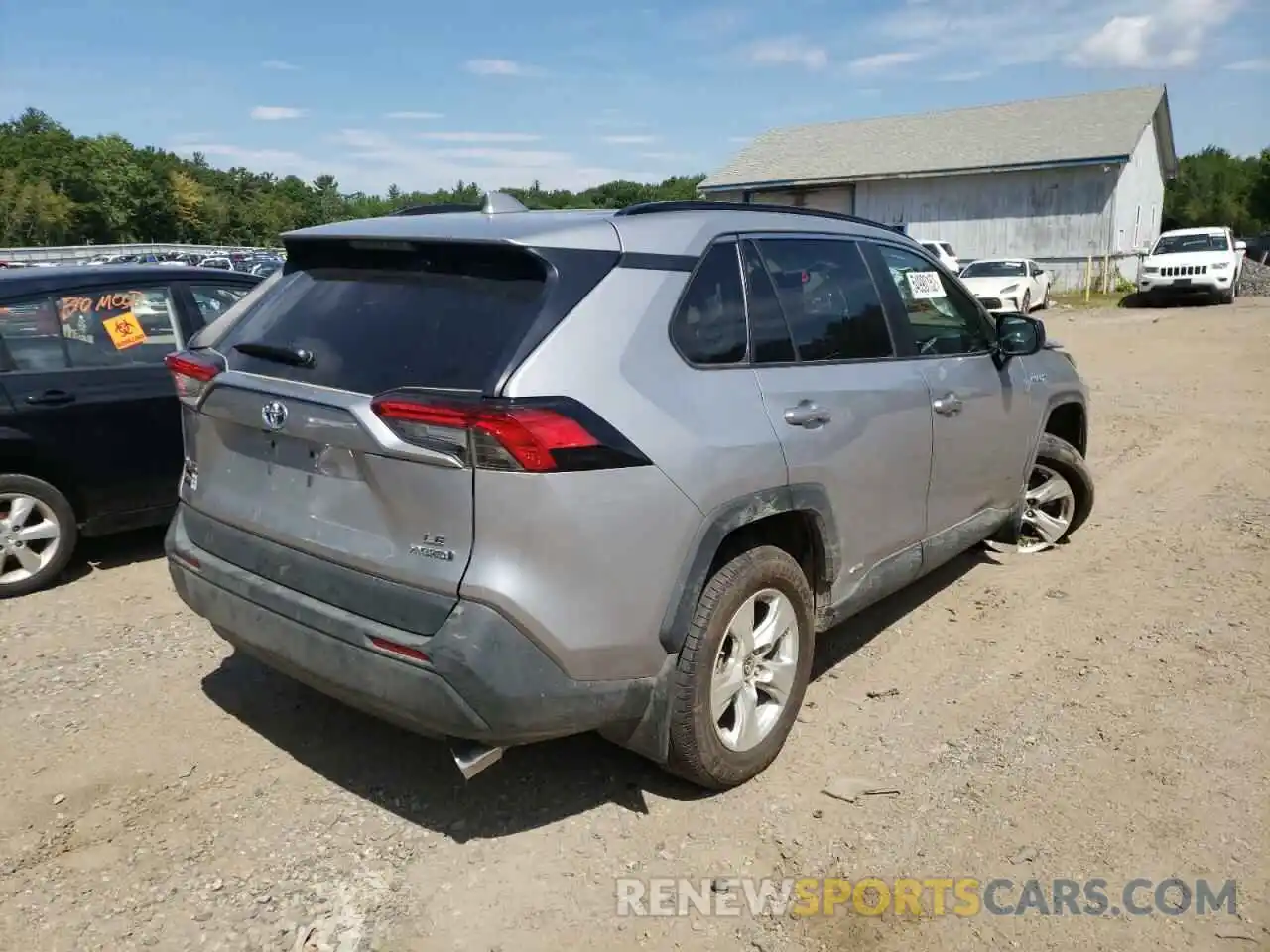 4 Photograph of a damaged car 4T3LWRFV2MU049186 TOYOTA RAV4 2021