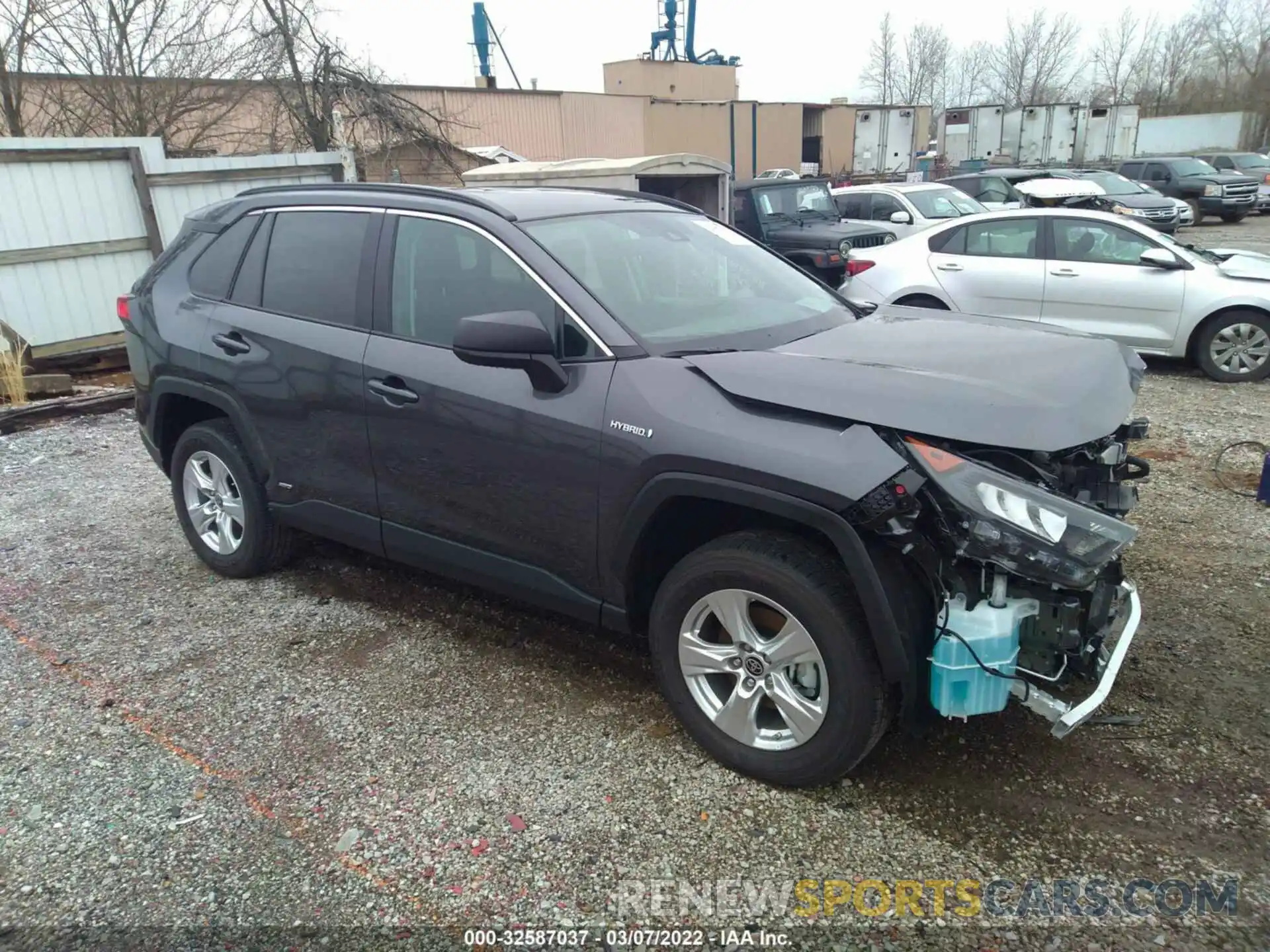 1 Photograph of a damaged car 4T3LWRFV4MU039520 TOYOTA RAV4 2021