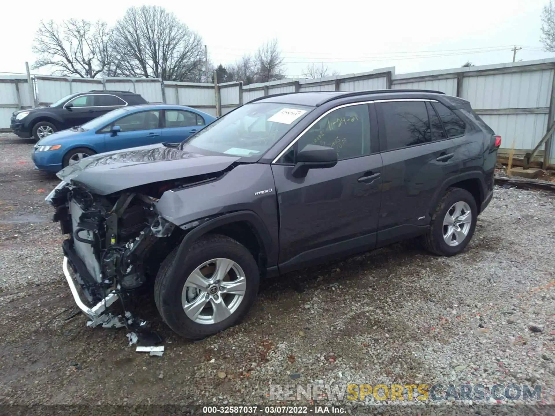 2 Photograph of a damaged car 4T3LWRFV4MU039520 TOYOTA RAV4 2021