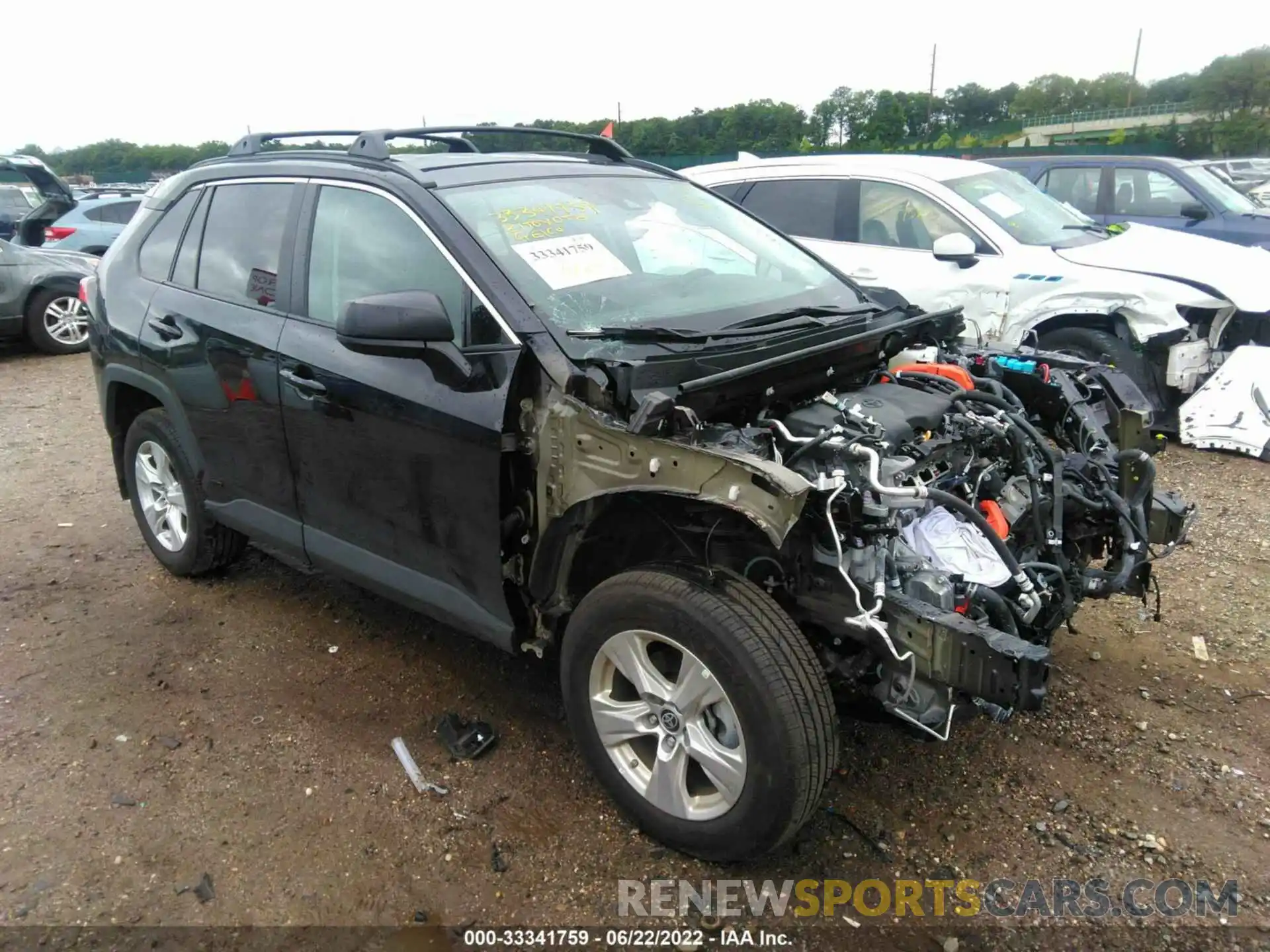 1 Photograph of a damaged car 4T3LWRFV4MU040019 TOYOTA RAV4 2021