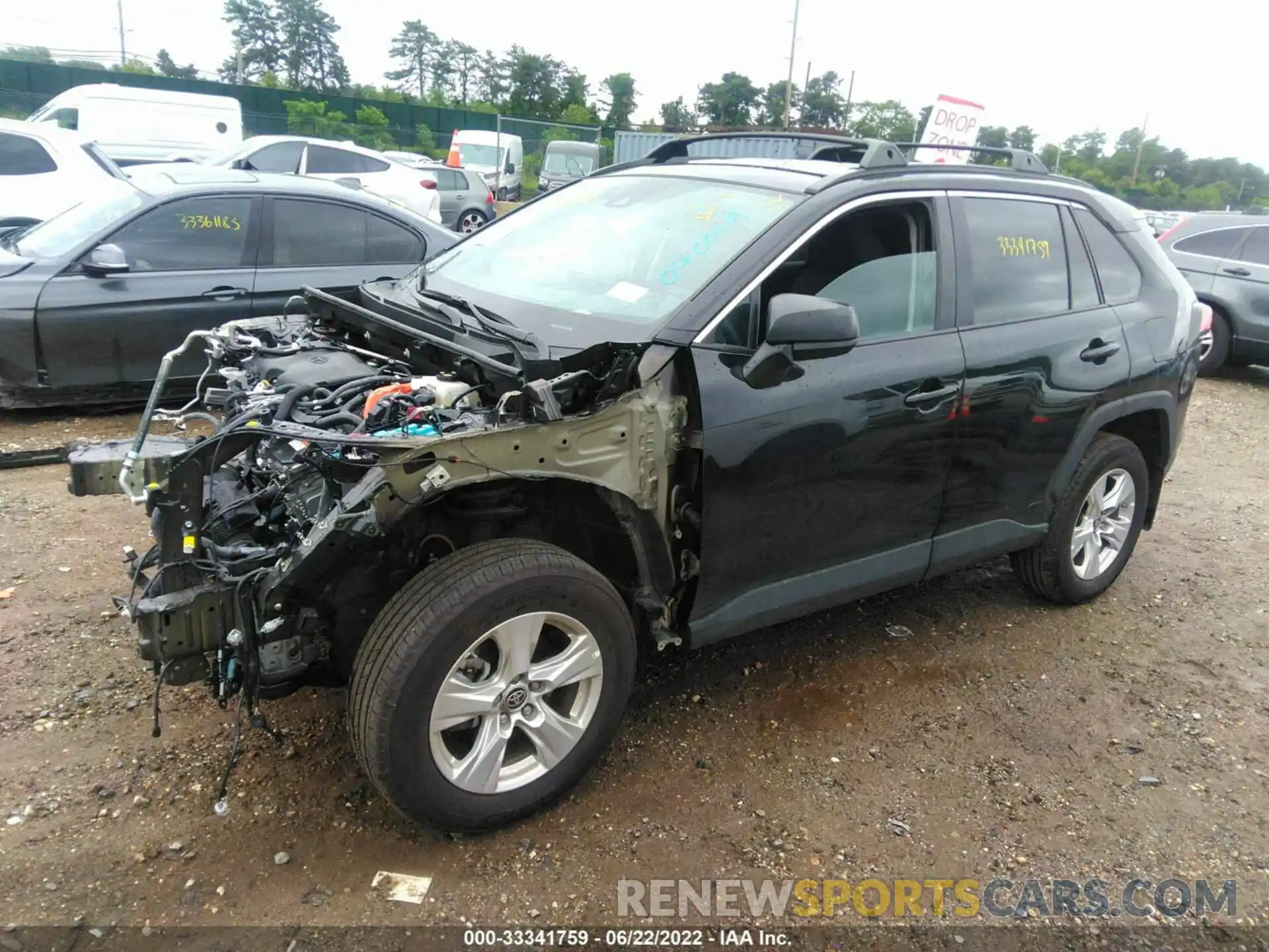 2 Фотография поврежденного автомобиля 4T3LWRFV4MU040019 TOYOTA RAV4 2021