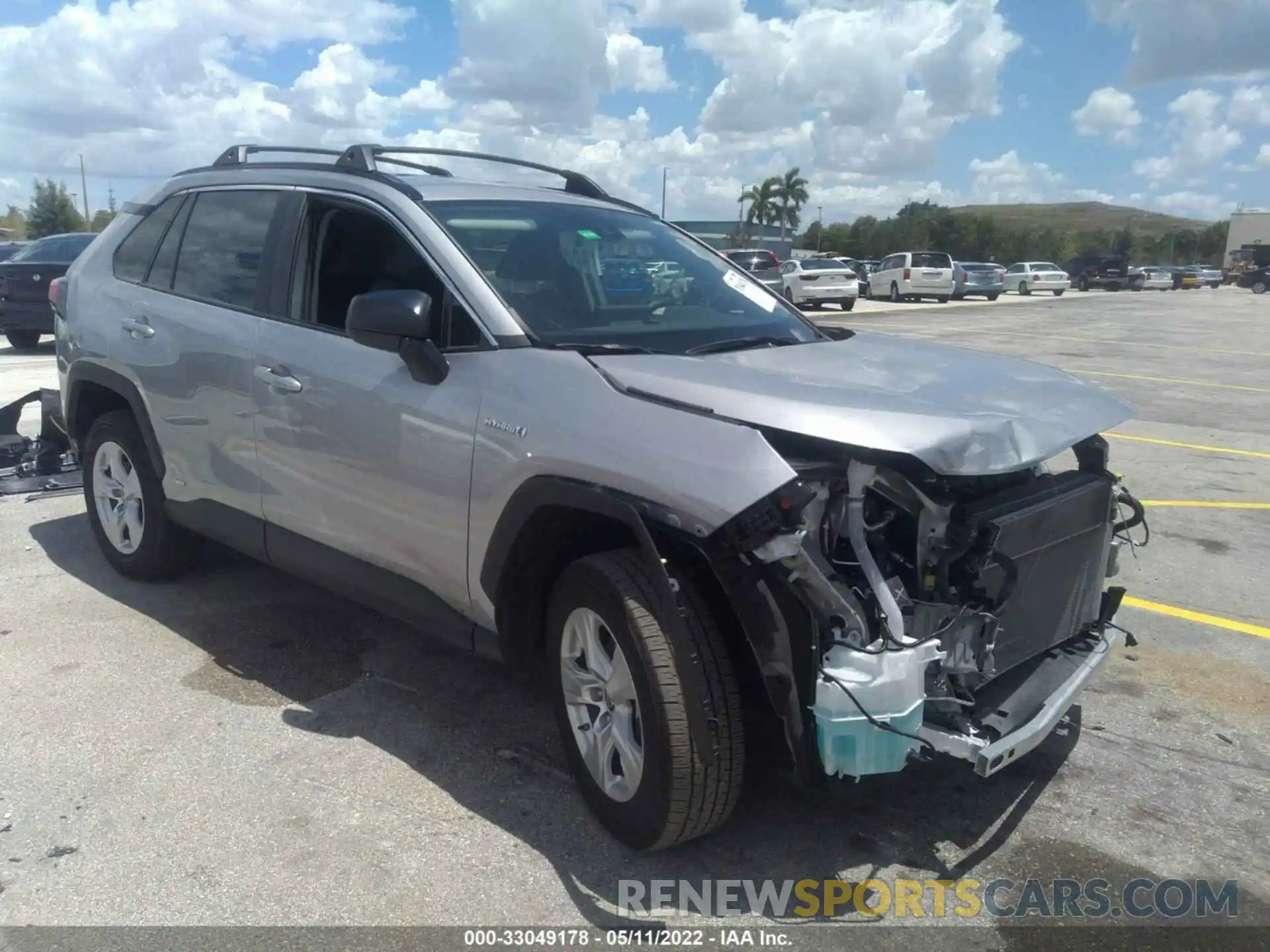 1 Photograph of a damaged car 4T3LWRFV4MU040764 TOYOTA RAV4 2021