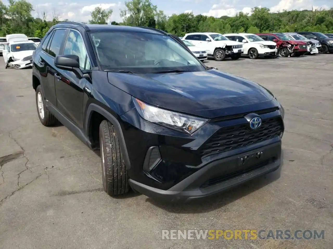 1 Photograph of a damaged car 4T3LWRFV4MU041204 TOYOTA RAV4 2021