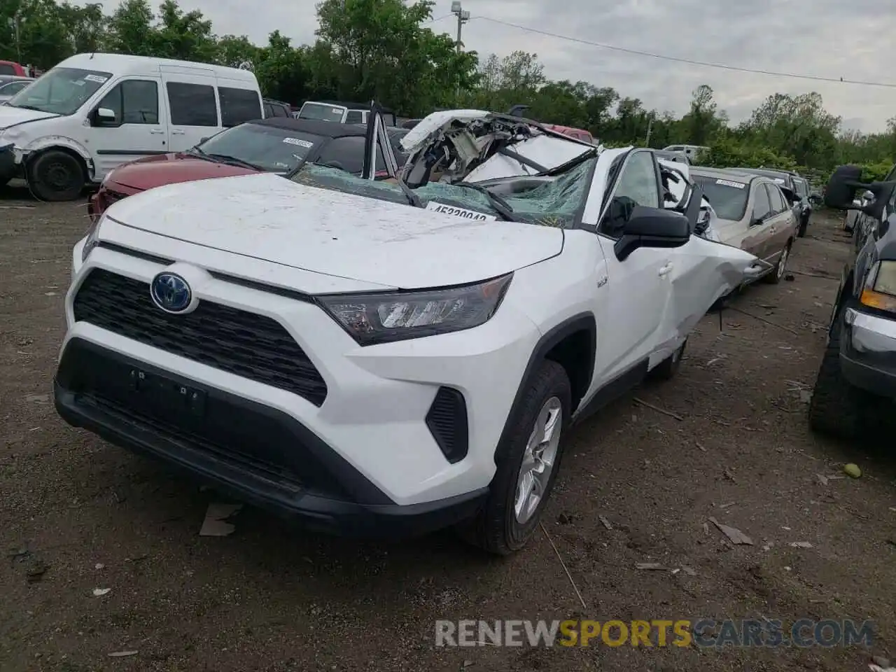 2 Фотография поврежденного автомобиля 4T3LWRFV4MU042577 TOYOTA RAV4 2021