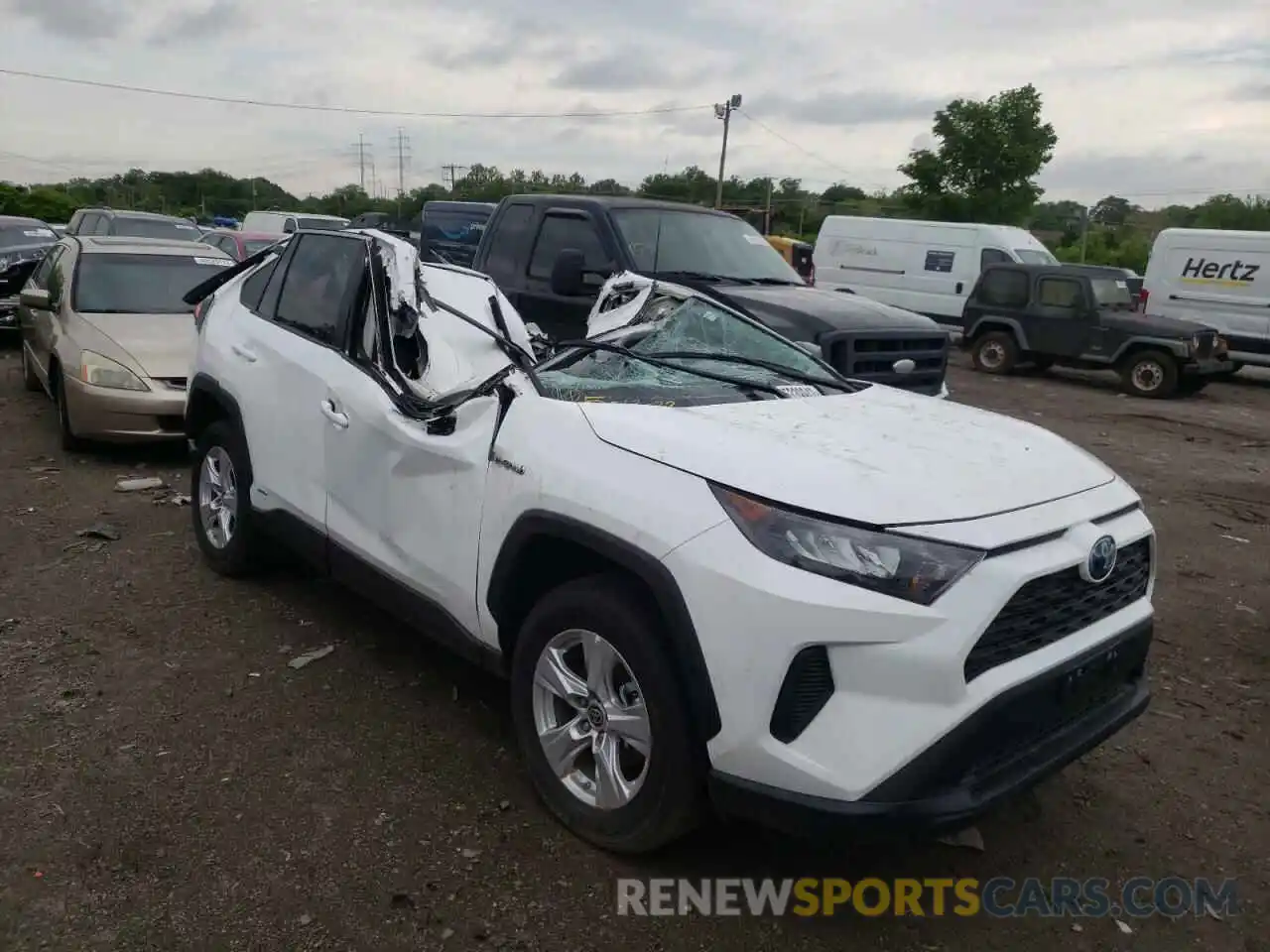 9 Photograph of a damaged car 4T3LWRFV4MU042577 TOYOTA RAV4 2021