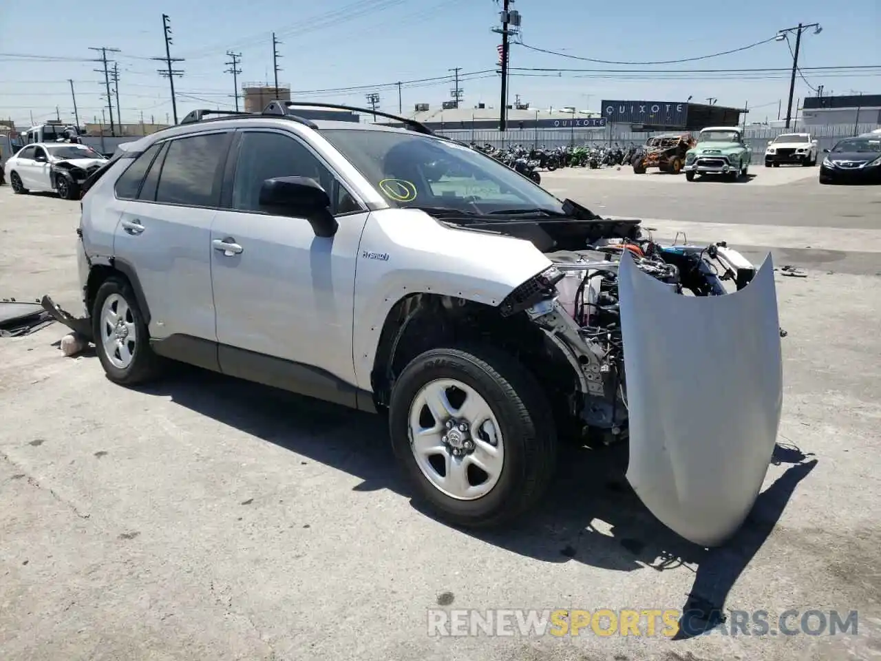 1 Photograph of a damaged car 4T3LWRFV5MU042183 TOYOTA RAV4 2021