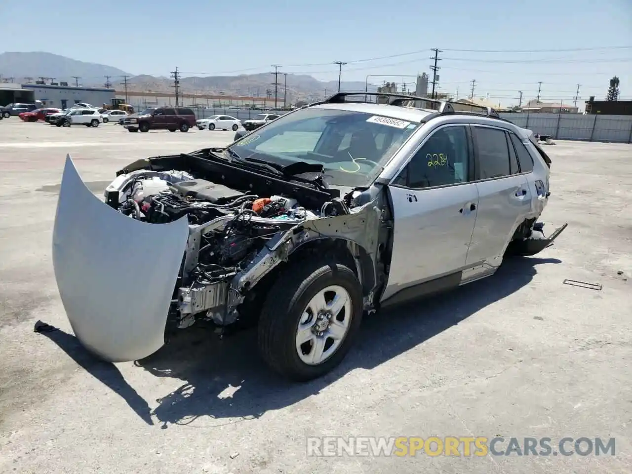 2 Photograph of a damaged car 4T3LWRFV5MU042183 TOYOTA RAV4 2021