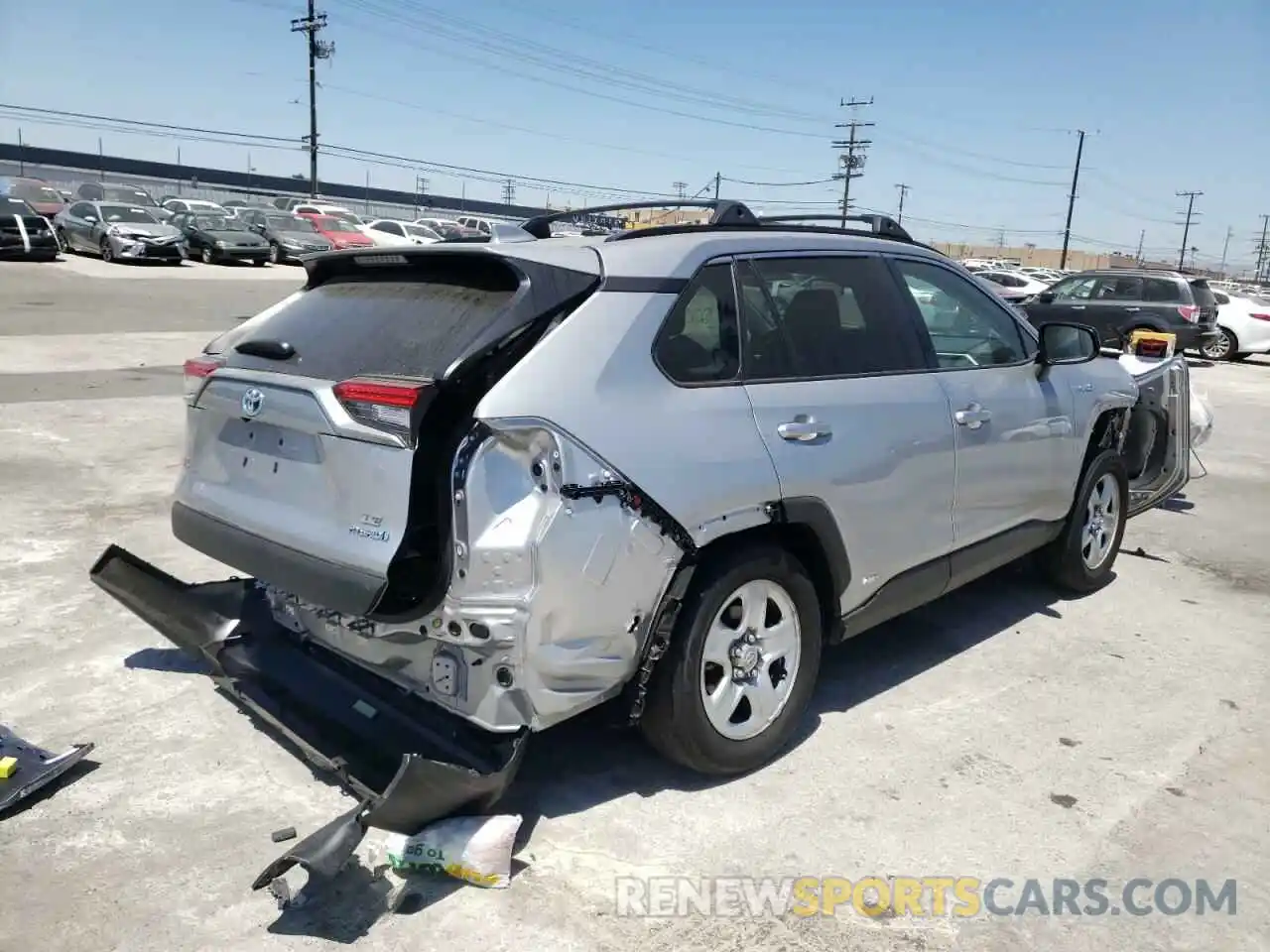 4 Photograph of a damaged car 4T3LWRFV5MU042183 TOYOTA RAV4 2021