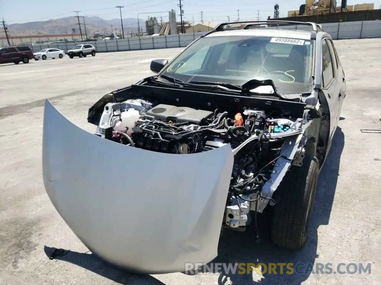 9 Photograph of a damaged car 4T3LWRFV5MU042183 TOYOTA RAV4 2021