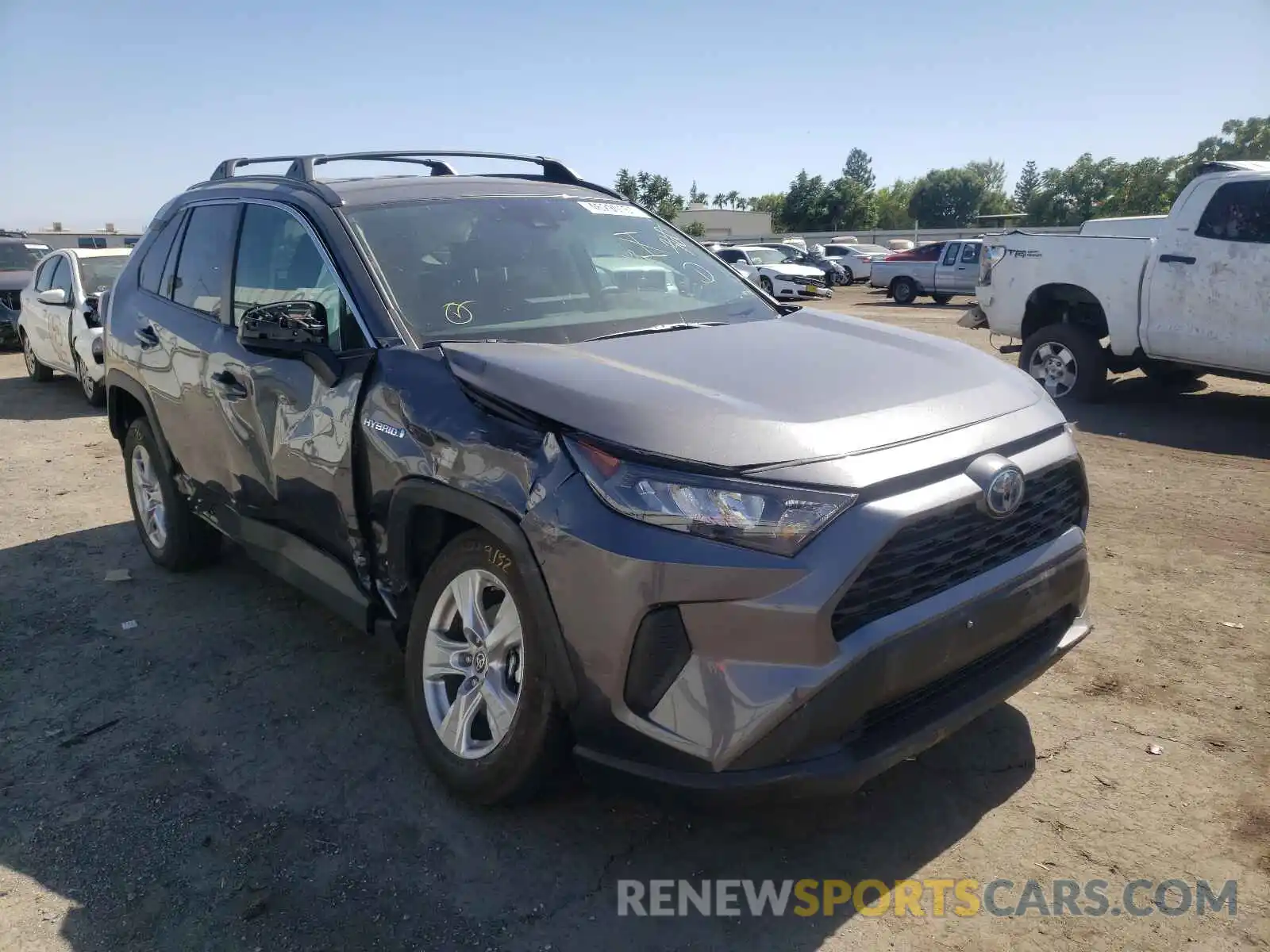 1 Photograph of a damaged car 4T3LWRFV6MU013372 TOYOTA RAV4 2021