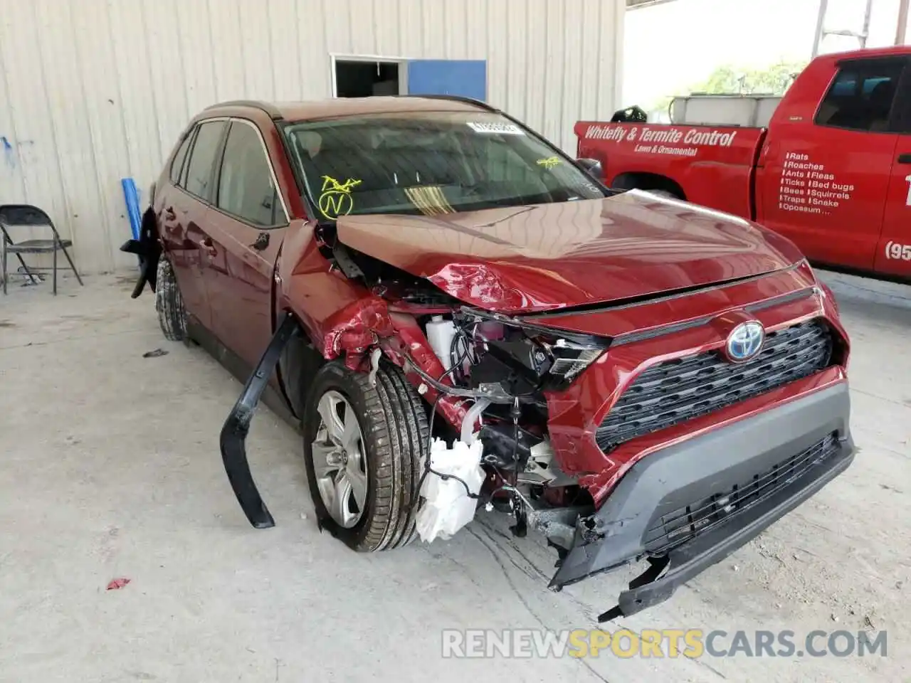 9 Photograph of a damaged car 4T3LWRFV6MU013999 TOYOTA RAV4 2021