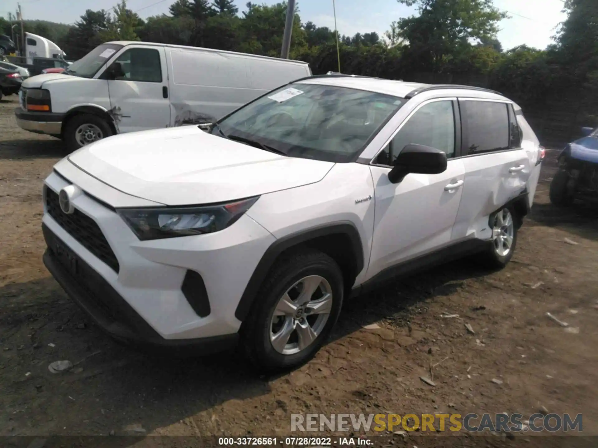 2 Photograph of a damaged car 4T3LWRFV6MU018636 TOYOTA RAV4 2021