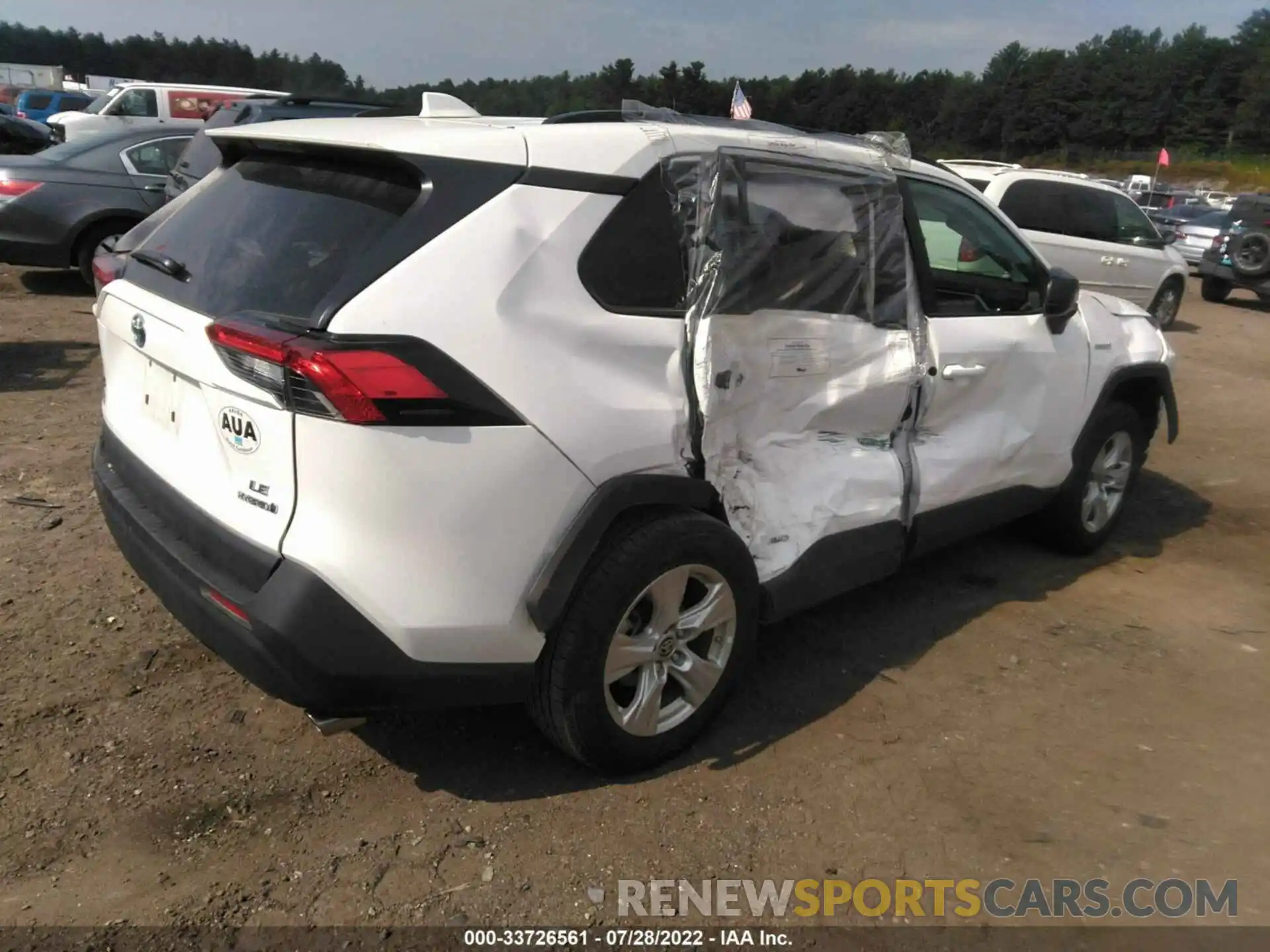 4 Photograph of a damaged car 4T3LWRFV6MU018636 TOYOTA RAV4 2021