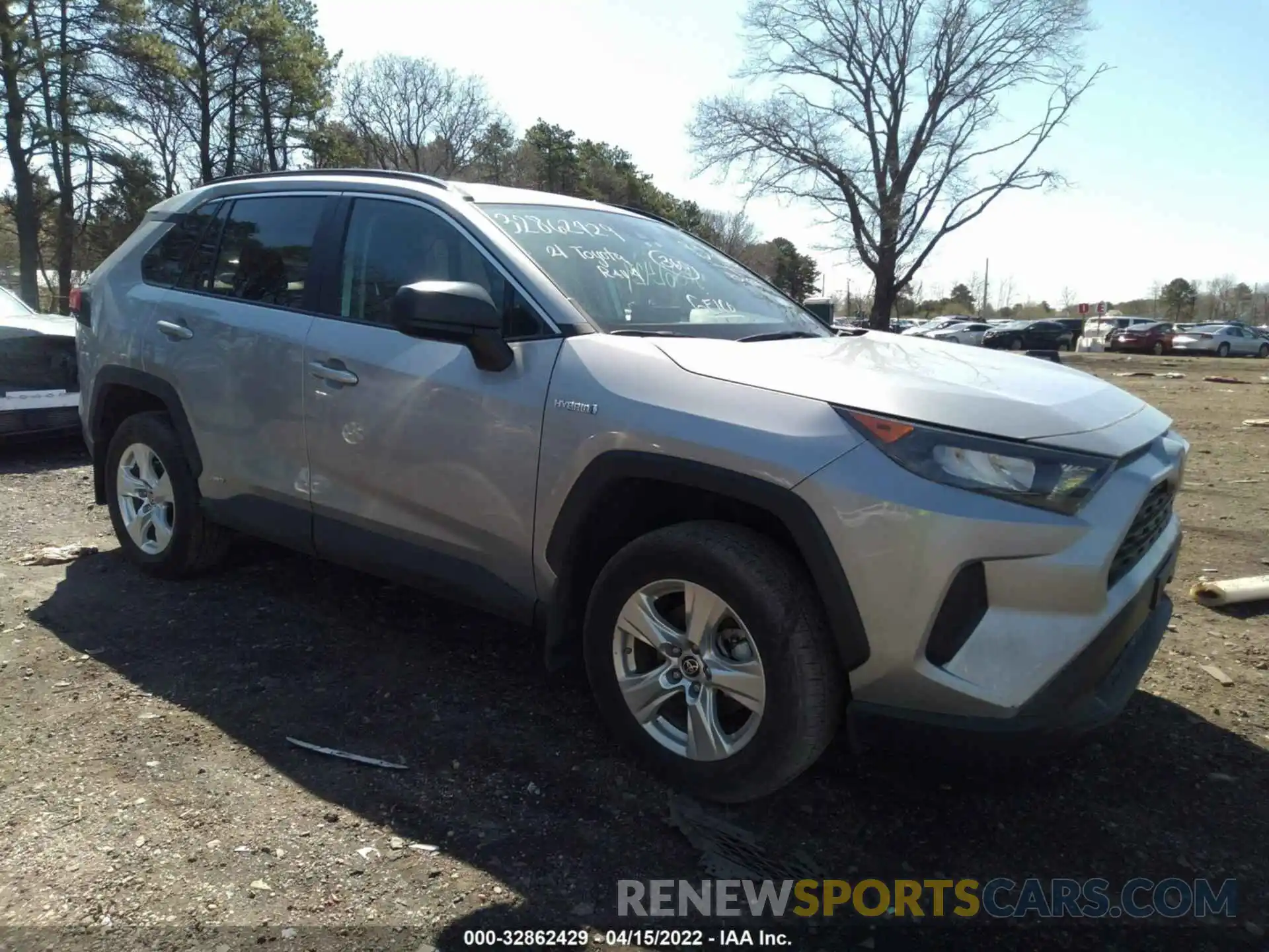 1 Photograph of a damaged car 4T3LWRFV7MU030066 TOYOTA RAV4 2021