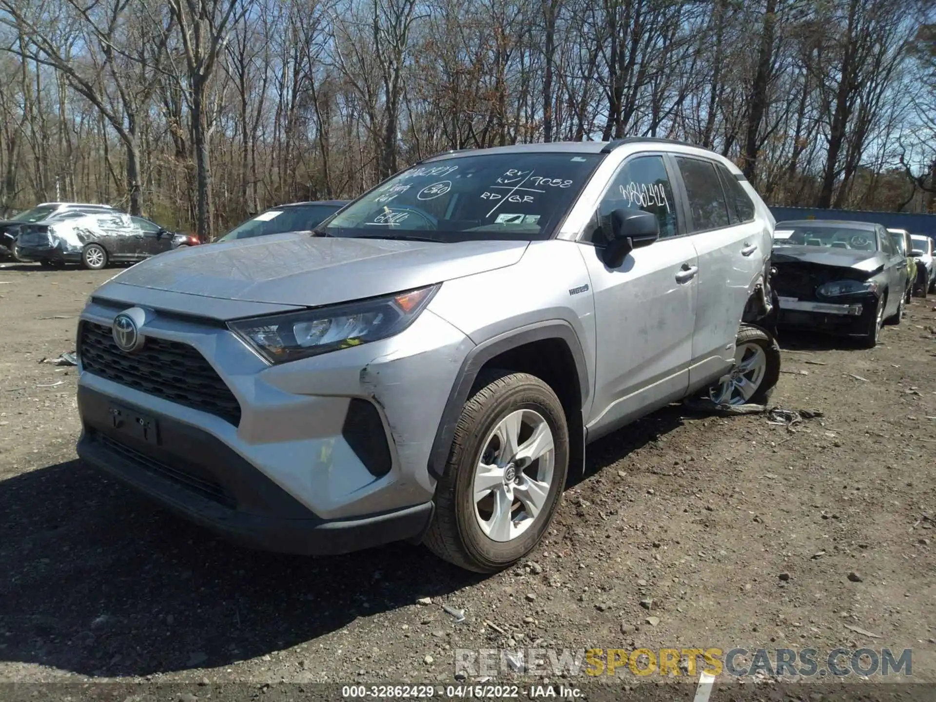 2 Photograph of a damaged car 4T3LWRFV7MU030066 TOYOTA RAV4 2021