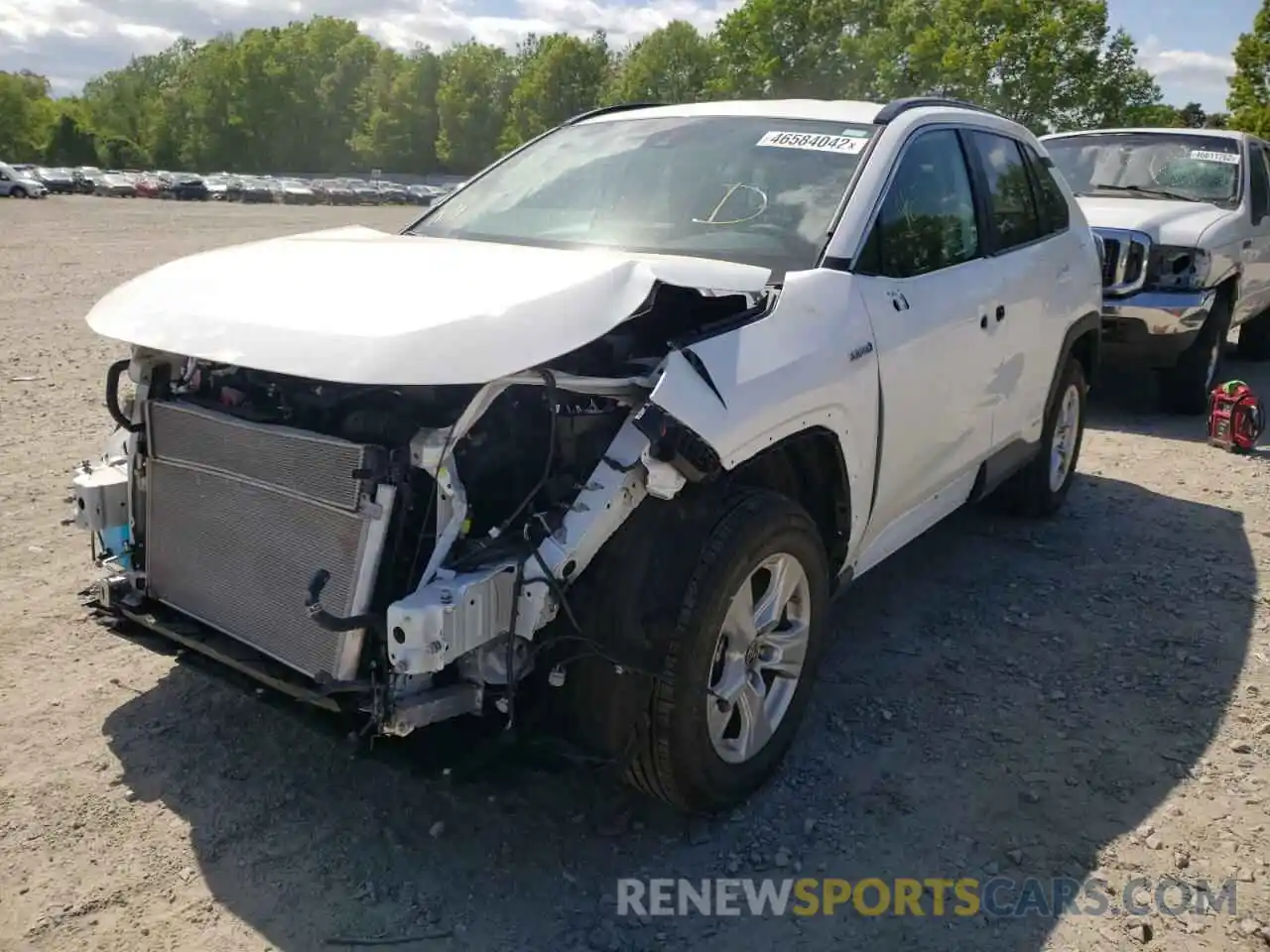 2 Photograph of a damaged car 4T3LWRFV7MU043058 TOYOTA RAV4 2021