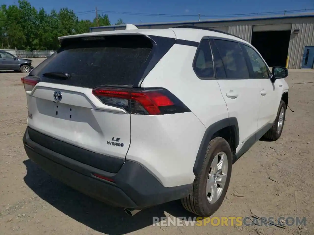 4 Фотография поврежденного автомобиля 4T3LWRFV7MU043058 TOYOTA RAV4 2021