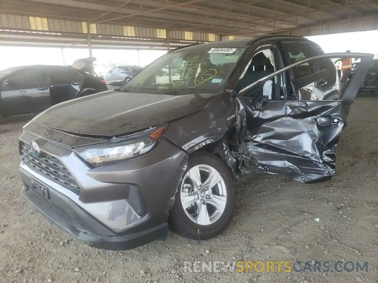 2 Photograph of a damaged car 4T3LWRFV8MU049175 TOYOTA RAV4 2021