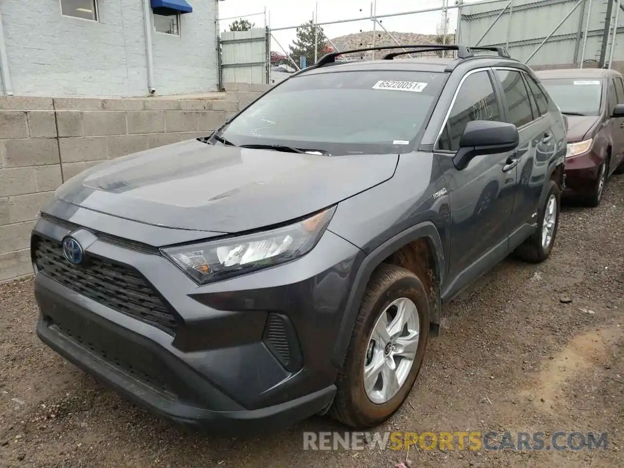 2 Photograph of a damaged car 4T3LWRFV9MU012555 TOYOTA RAV4 2021