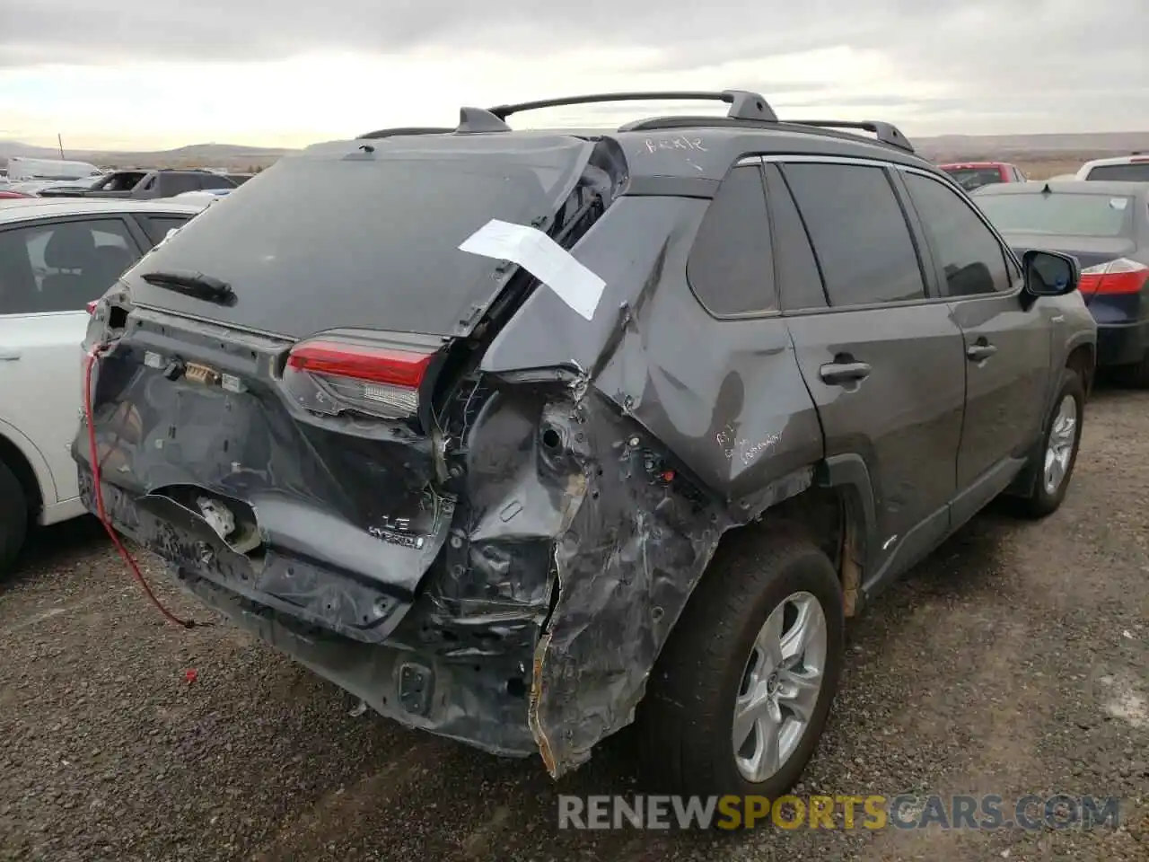 4 Photograph of a damaged car 4T3LWRFV9MU012555 TOYOTA RAV4 2021