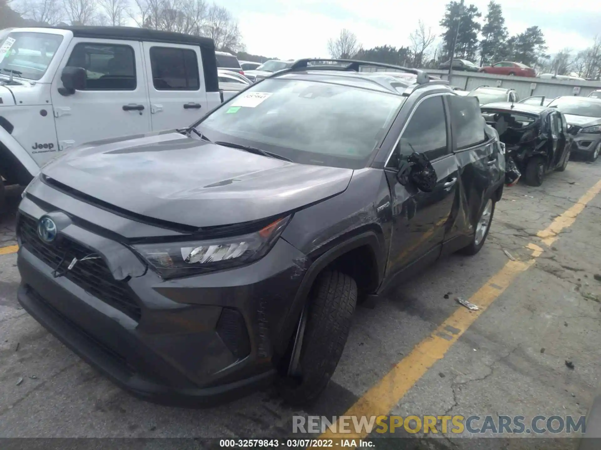 2 Photograph of a damaged car 4T3LWRFV9MU029937 TOYOTA RAV4 2021