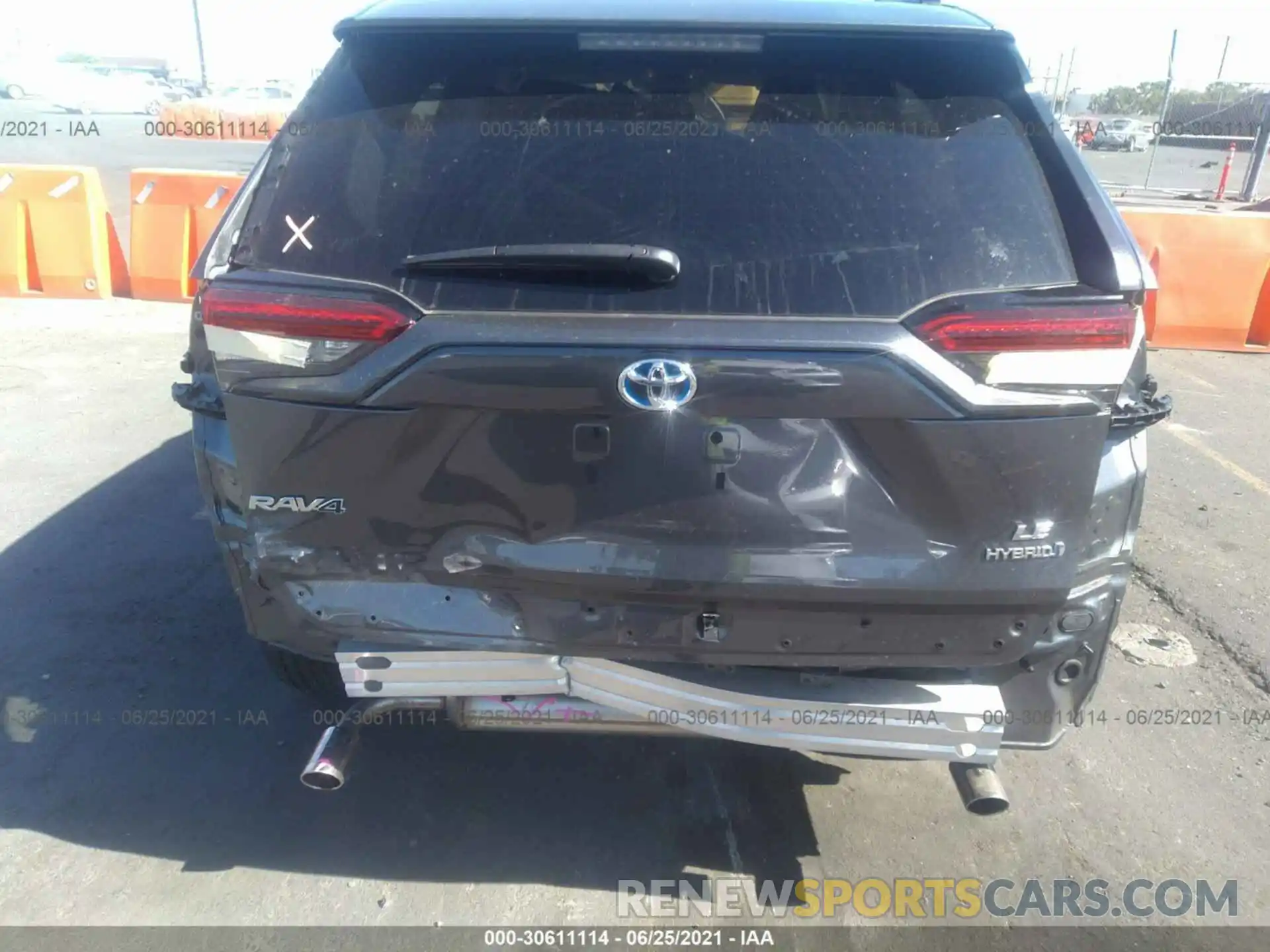 6 Фотография поврежденного автомобиля 4T3LWRFVXMU012418 TOYOTA RAV4 2021