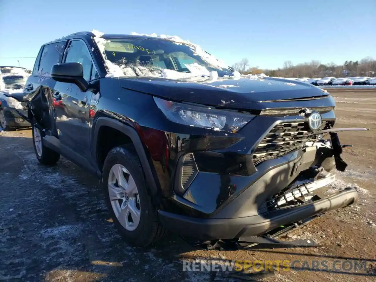 1 Photograph of a damaged car 4T3LWRFVXMU038470 TOYOTA RAV4 2021