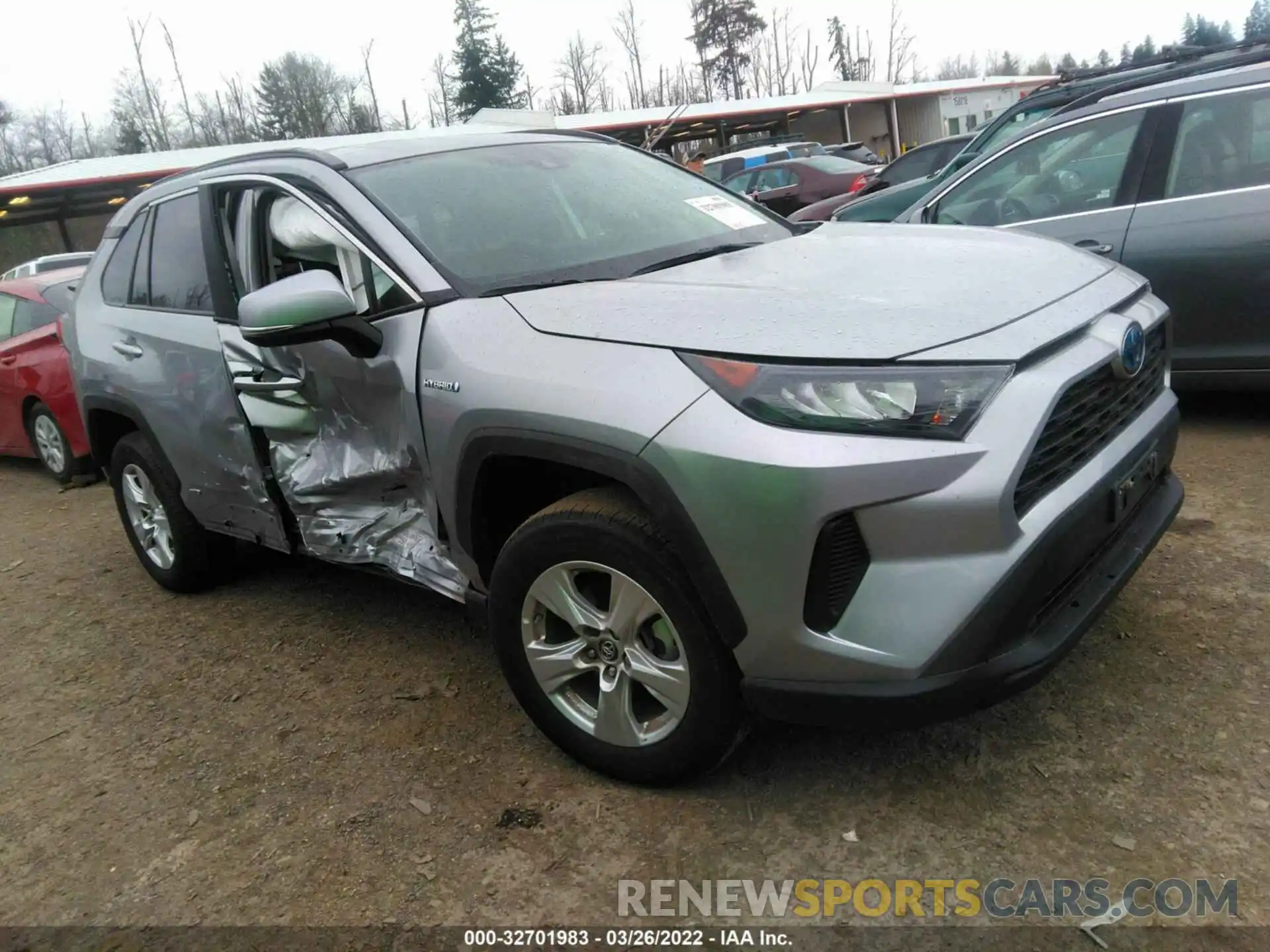 1 Photograph of a damaged car 4T3M6RFV2MU006486 TOYOTA RAV4 2021