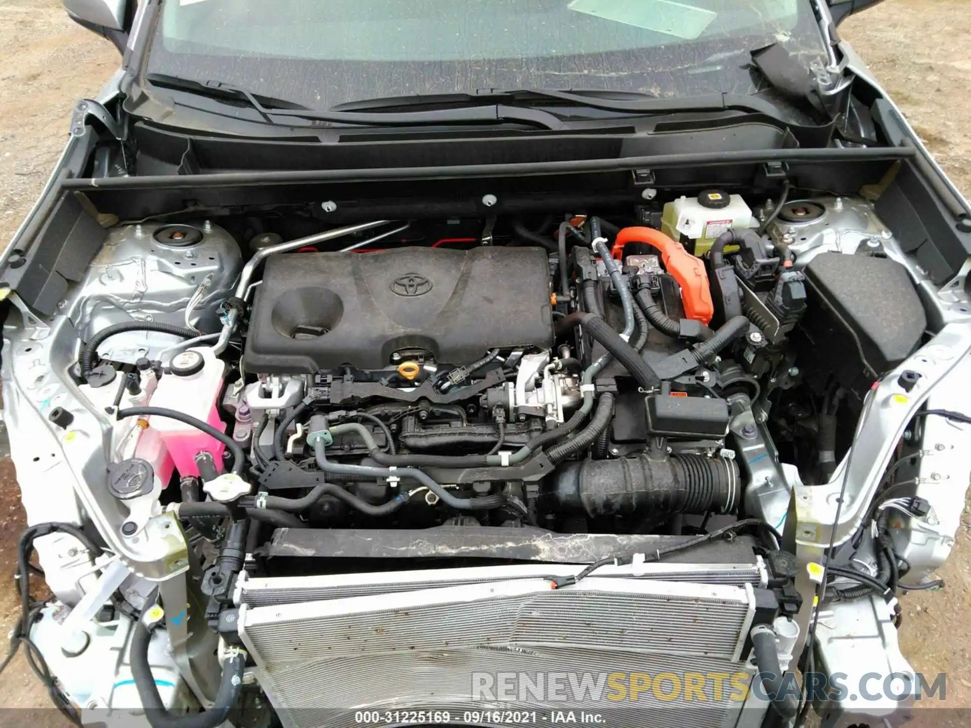 10 Фотография поврежденного автомобиля 4T3M6RFV3MU011387 TOYOTA RAV4 2021