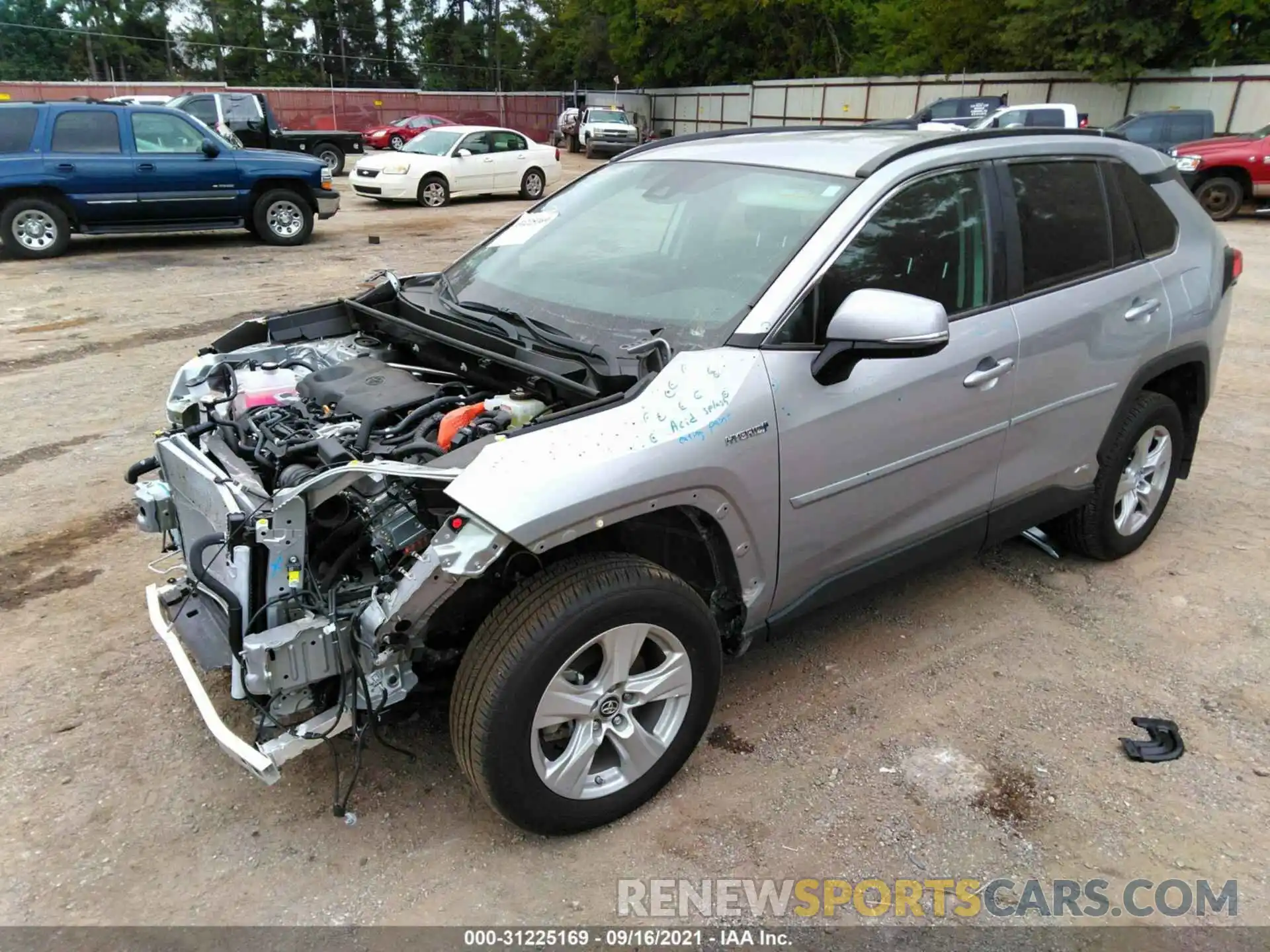 2 Фотография поврежденного автомобиля 4T3M6RFV3MU011387 TOYOTA RAV4 2021