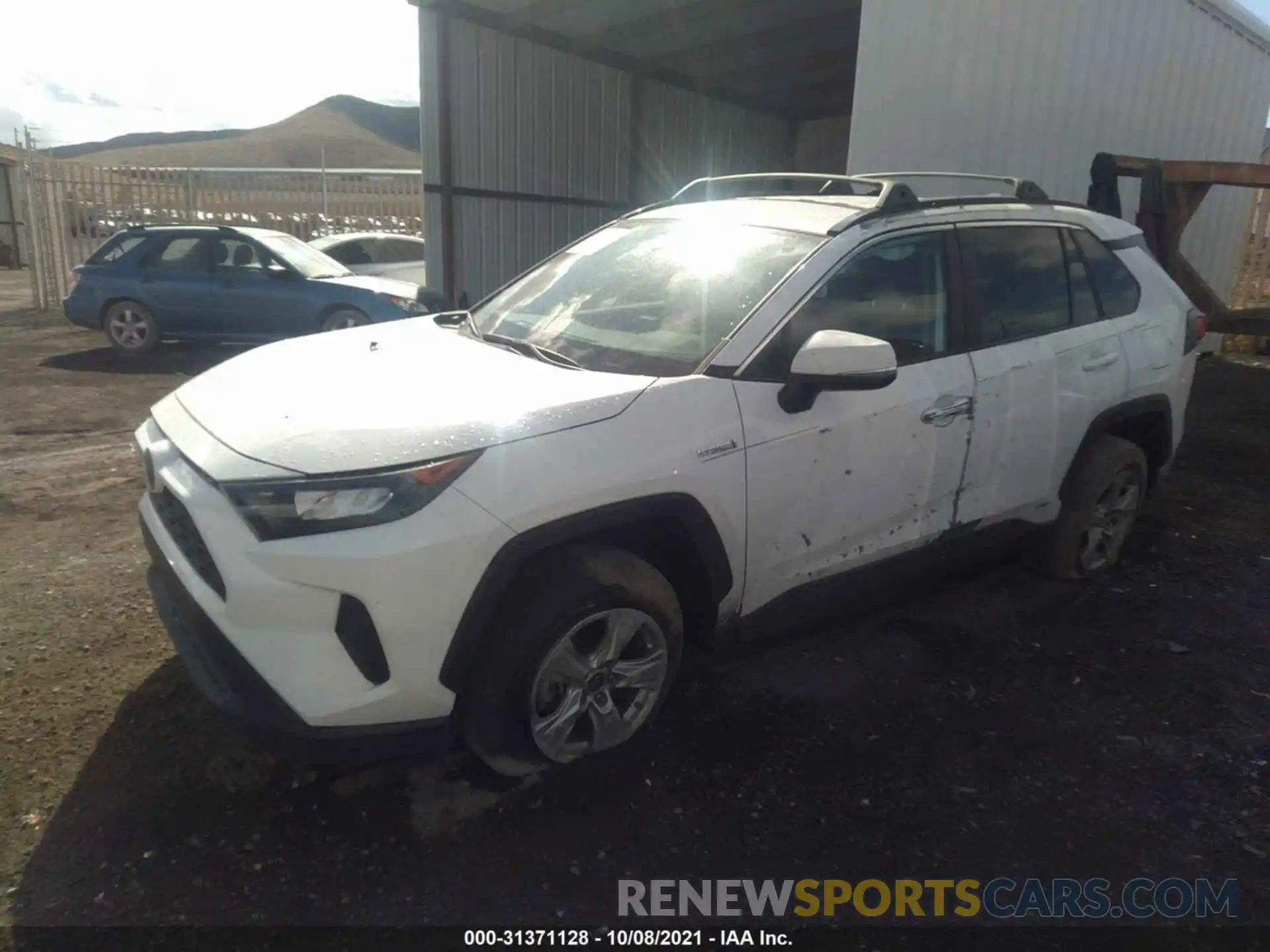 2 Photograph of a damaged car 4T3M6RFV4MU030143 TOYOTA RAV4 2021