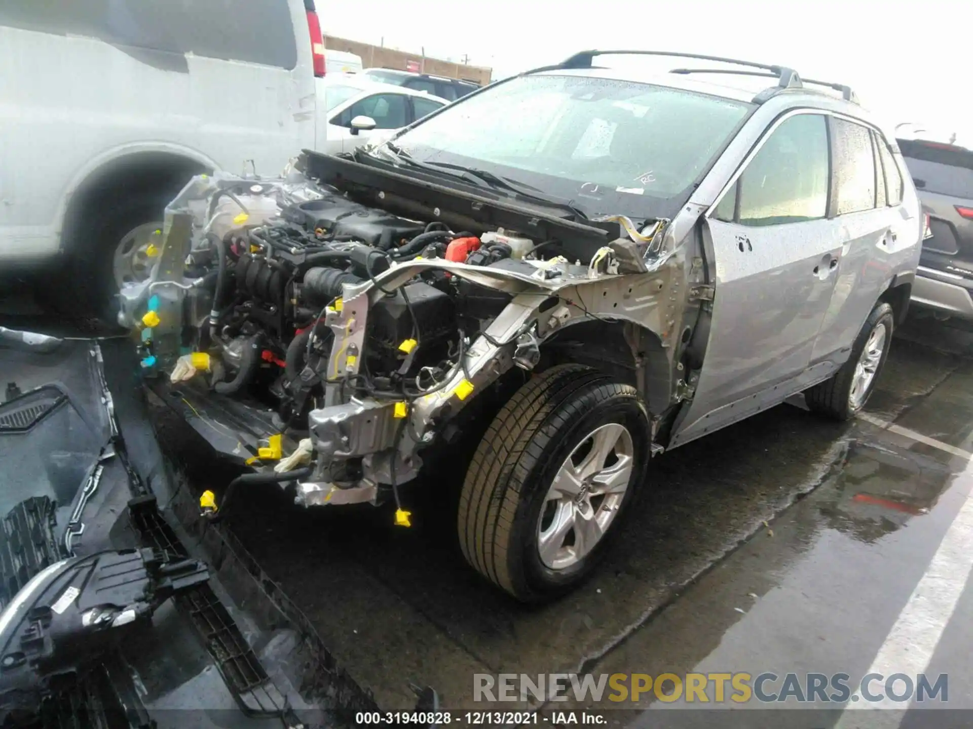 2 Photograph of a damaged car 4T3M6RFV5MU012220 TOYOTA RAV4 2021