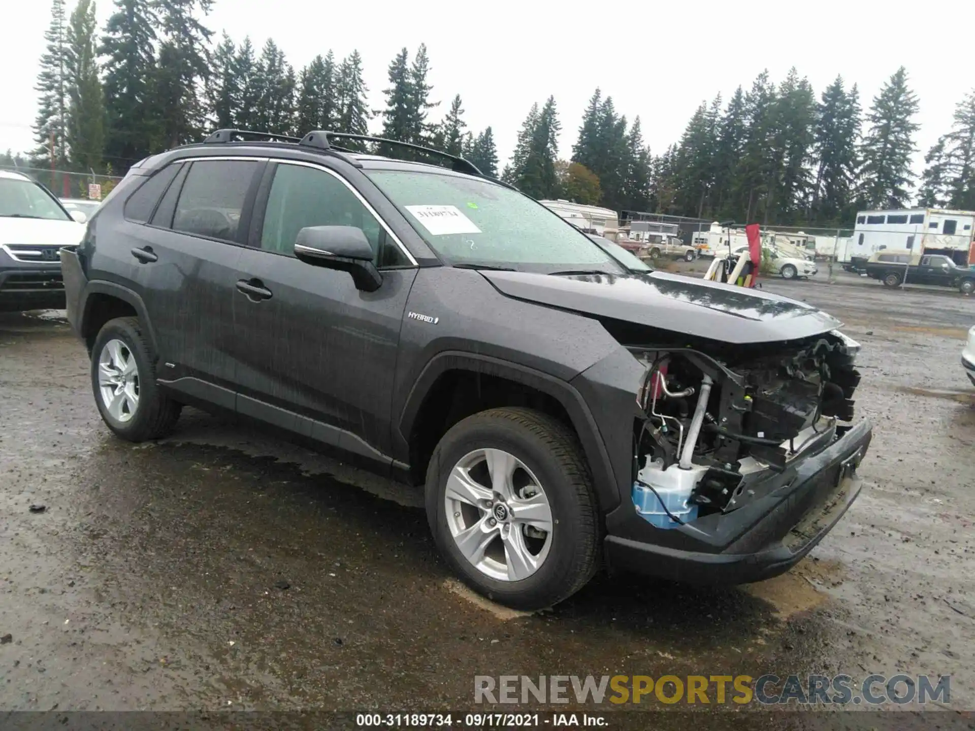 1 Photograph of a damaged car 4T3M6RFV5MU026697 TOYOTA RAV4 2021