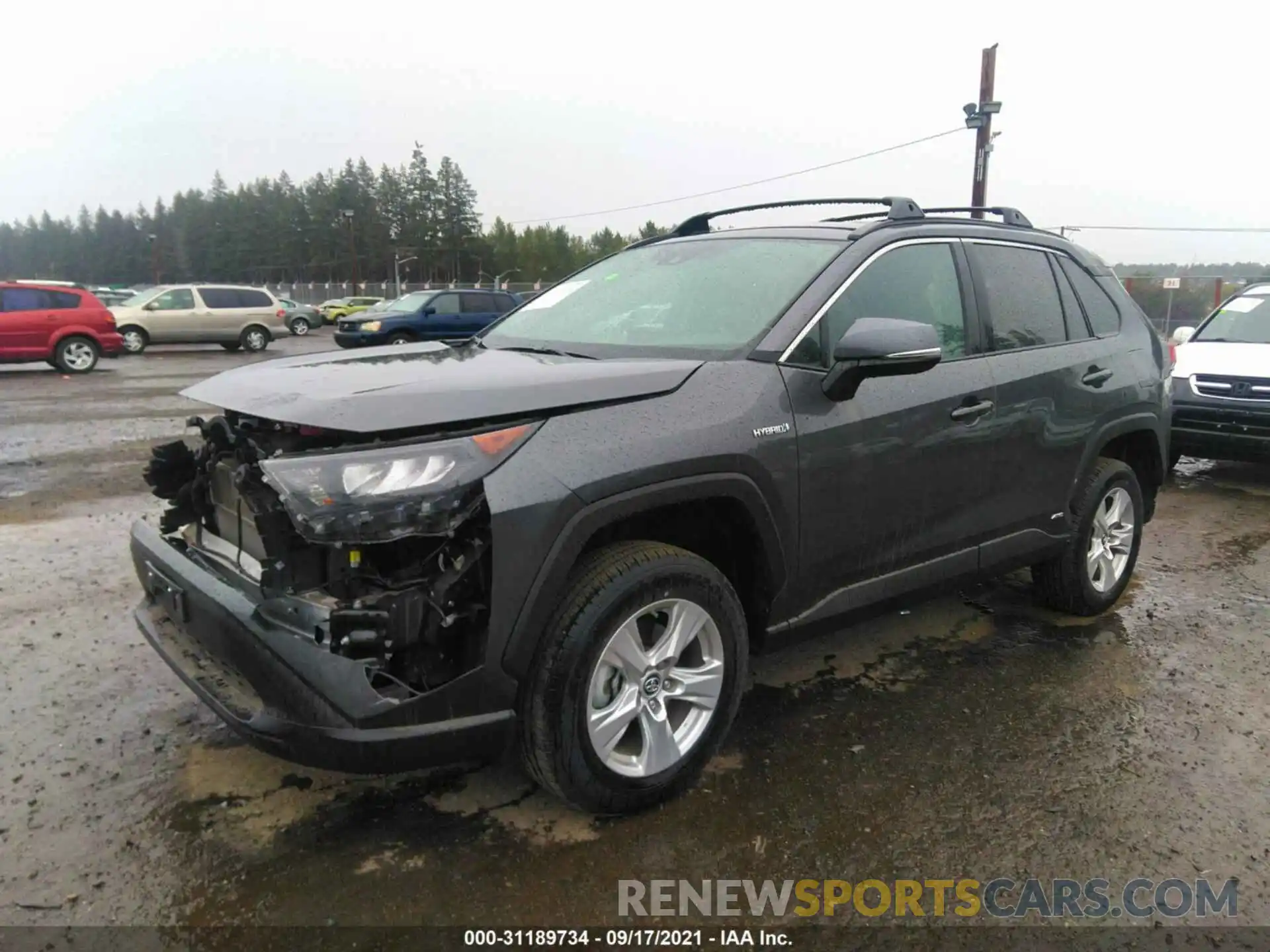 2 Photograph of a damaged car 4T3M6RFV5MU026697 TOYOTA RAV4 2021