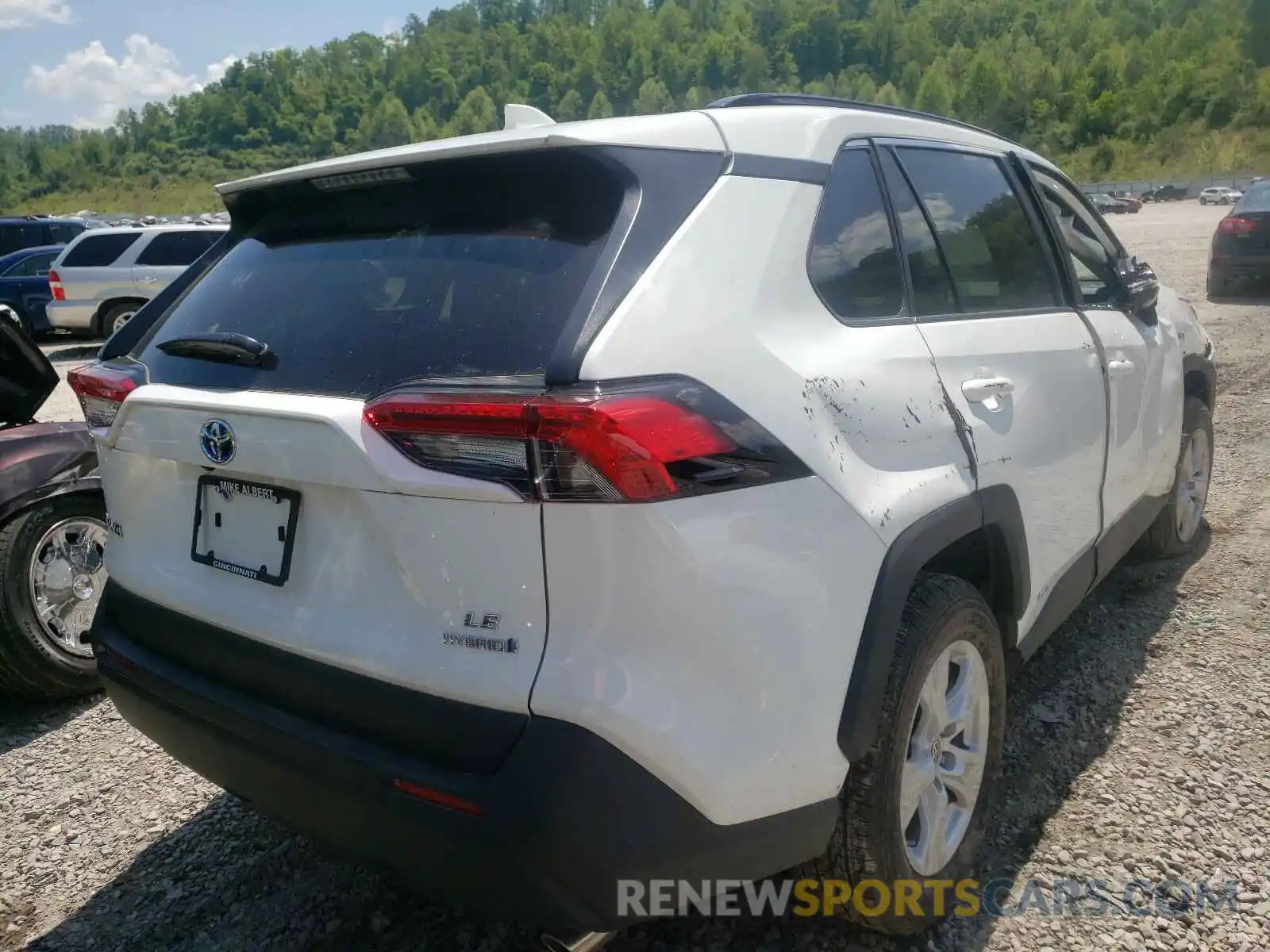 4 Photograph of a damaged car 4T3M6RFV5MU029759 TOYOTA RAV4 2021