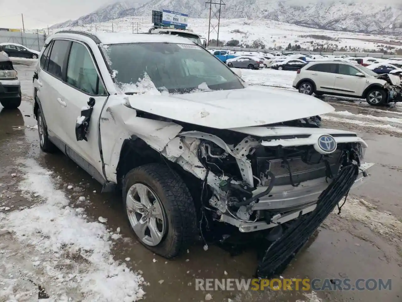 1 Photograph of a damaged car 4T3M6RFV6MU031438 TOYOTA RAV4 2021