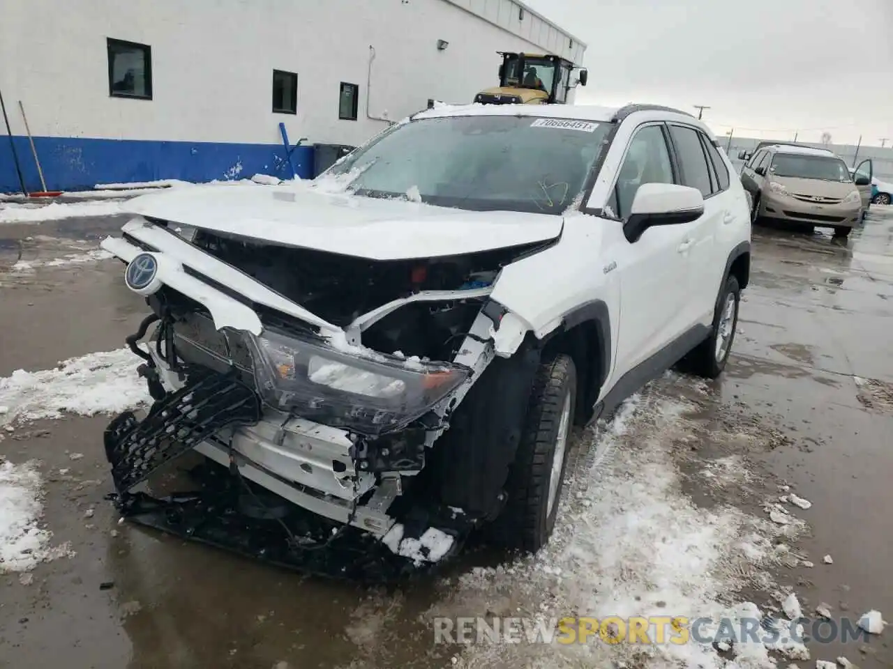 2 Photograph of a damaged car 4T3M6RFV6MU031438 TOYOTA RAV4 2021