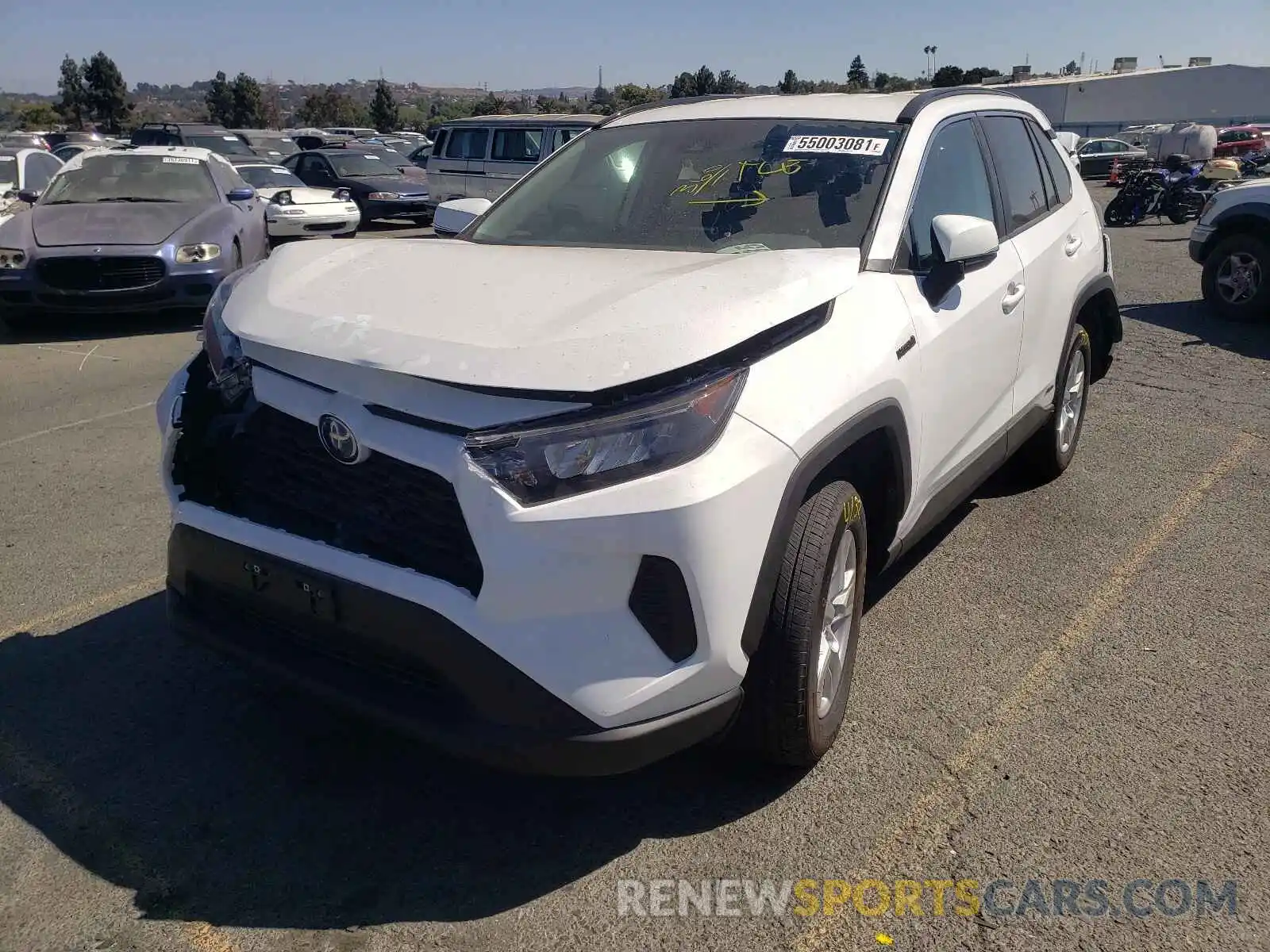 2 Photograph of a damaged car 4T3M6RFV7MU008640 TOYOTA RAV4 2021