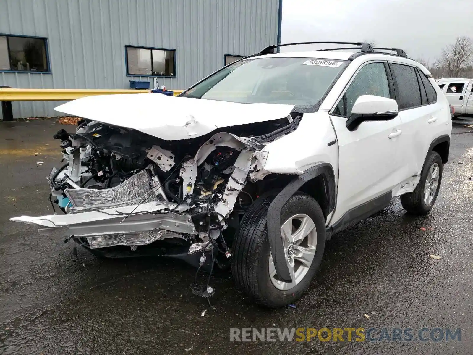 2 Photograph of a damaged car 4T3M6RFV8MU013359 TOYOTA RAV4 2021